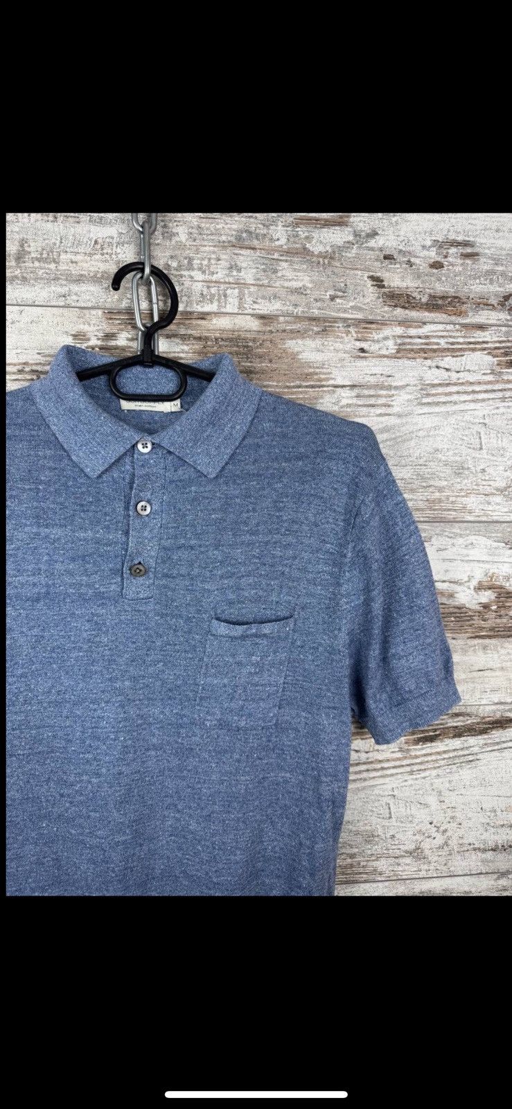 Suitsupply × Vintage Mens Vintage Suitsupply Wool Polo T Shirt Tee Size US M / EU 48-50 / 2 - 2 Thumbnail