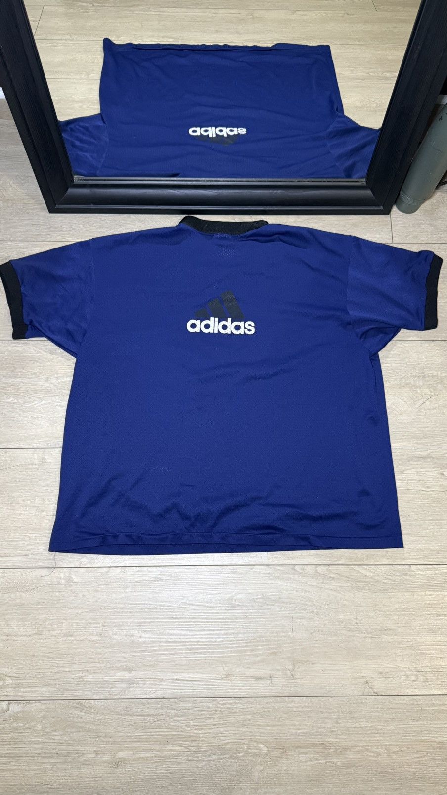 Adidas Vintage / Y2K 1990s Adidas Soccer Jersey Shirt Size US XL / EU 56 / 4 - 1 Thumbnail