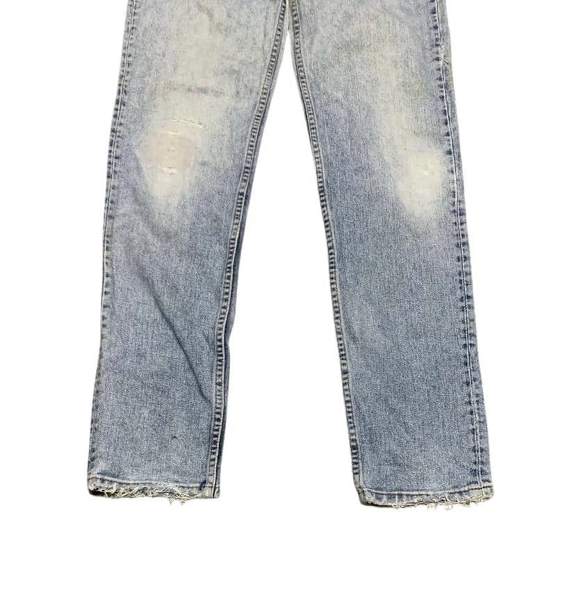 Levi's Vintage 90s Levis 512 Slim Taper Faded Blue Jeans Distressed Size US 33 - 4 Thumbnail