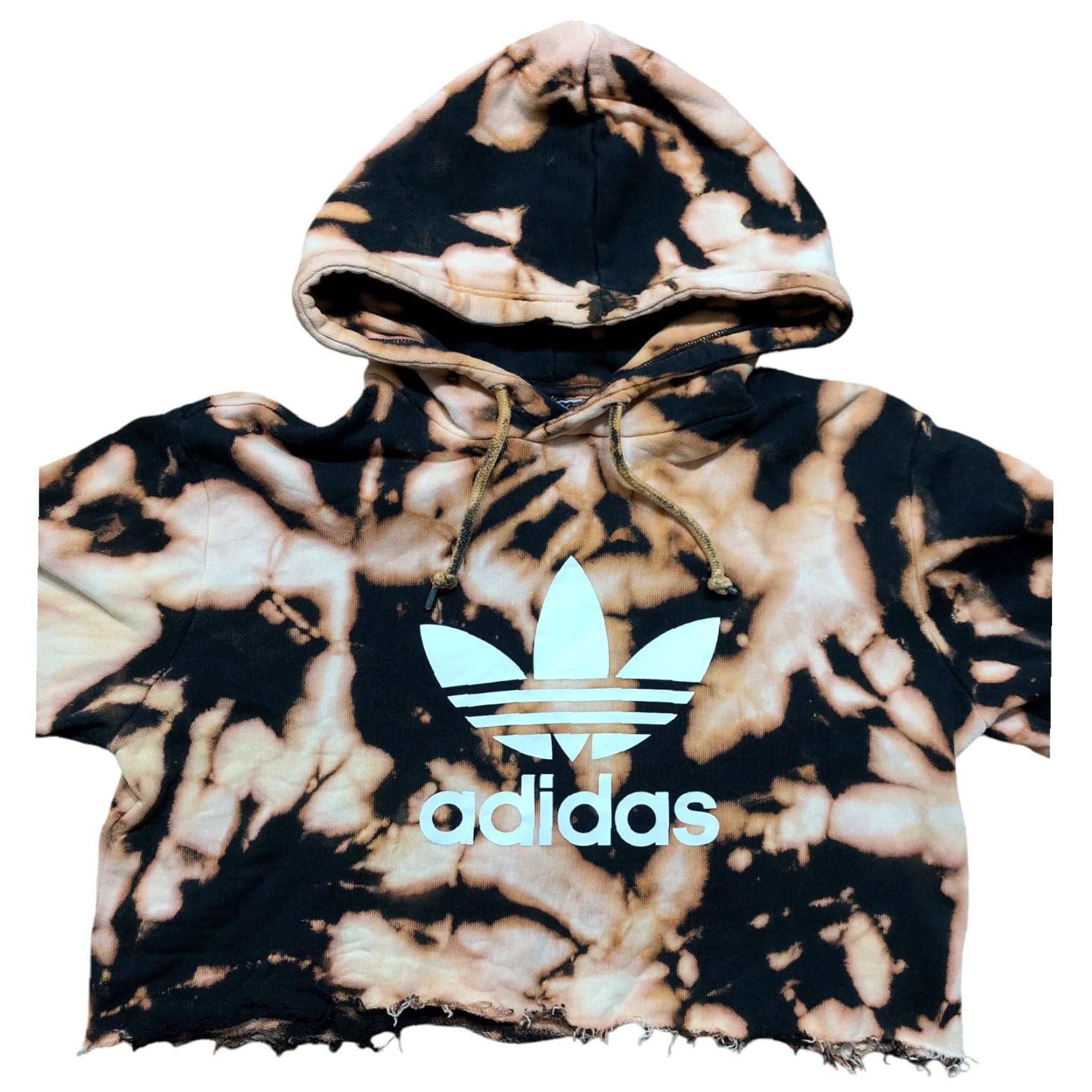 Adidas Adidas Sweatshirt Womens Medium Black Tie Dye Long Sleeve Crew Neck Pullover Acid Wash Graphic Casual 80s 90s Western Style Easy Care Size M / US 6-8 / IT 42-44 - 2 Thumbnail