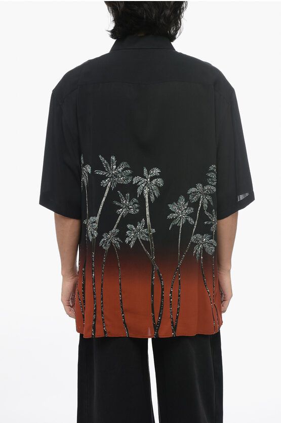 Celine o1y1024 Patterned Shirt in Multicolor Size US M / EU 48-50 / 2 - 2 Thumbnail