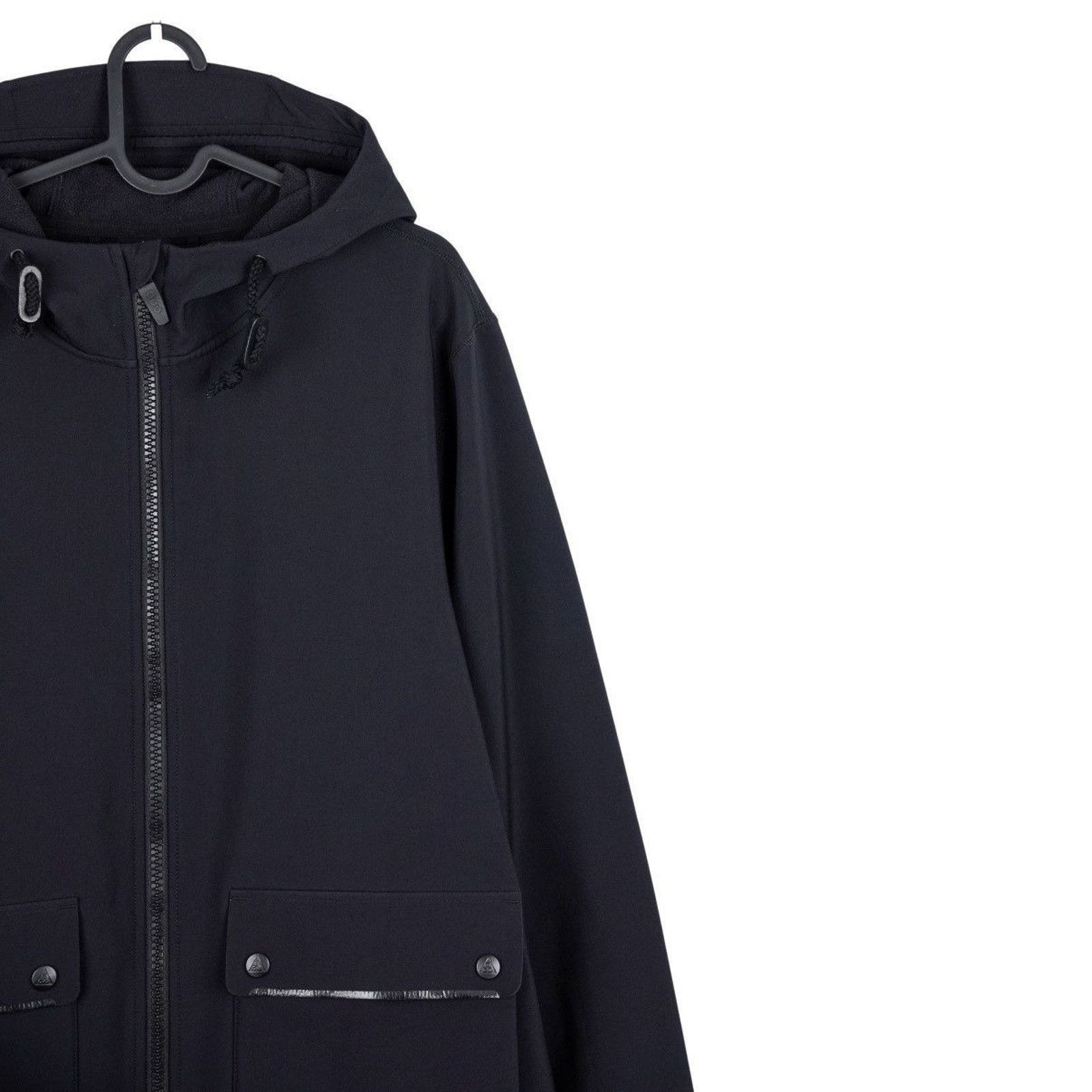 Nike ACG Nike ACG Black Softshell Tech Windproof Hooded Zip Jacket Size US L / EU 52-54 / 3 - 4 Thumbnail