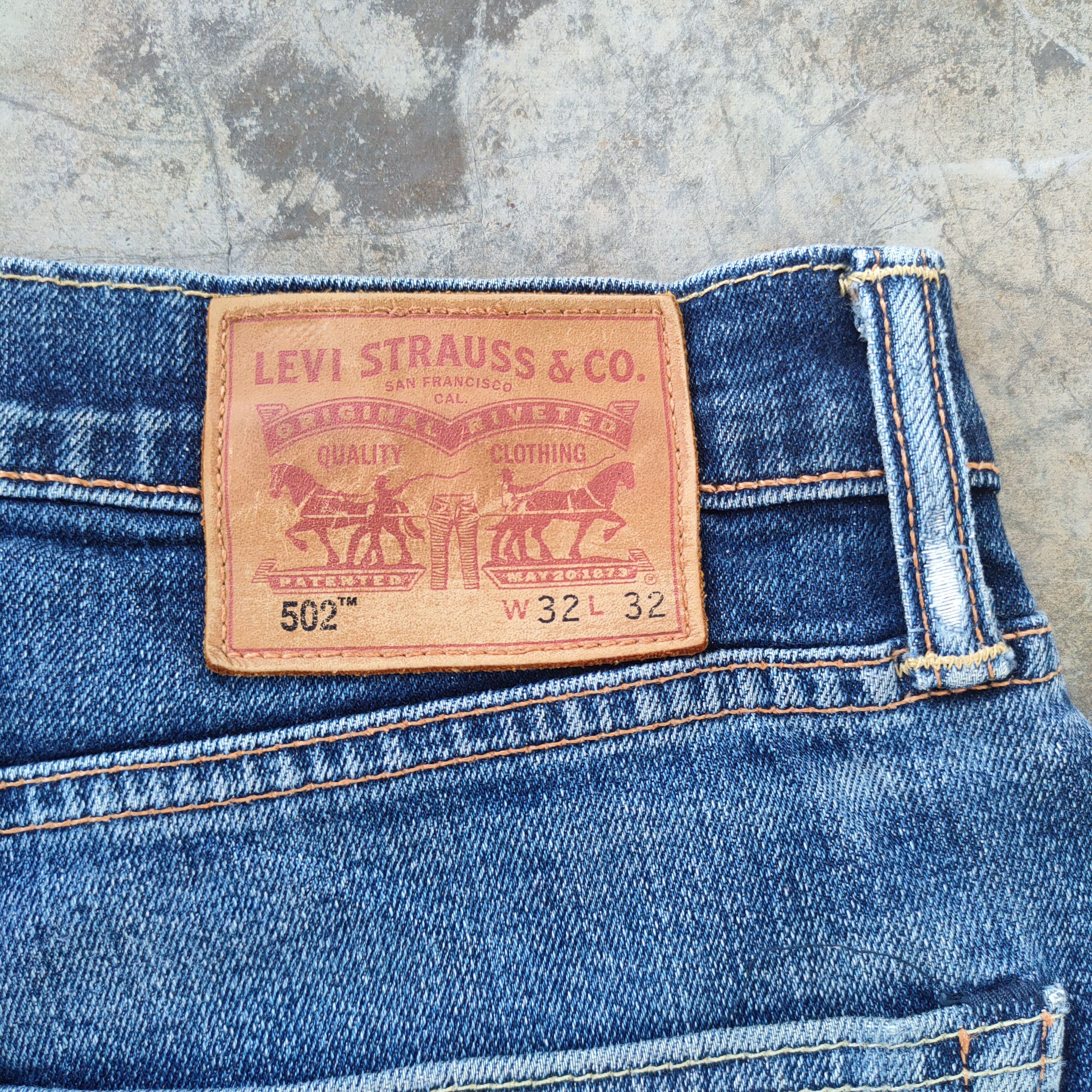 Jean × Levi's W32 VINTAGE LEVI'S 502 FADED DISTRESSED RIPPED JEANS PANTS Size US 32 / EU 48 - 12 Thumbnail