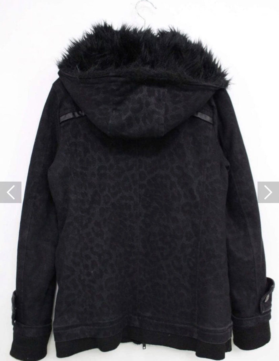 Sex Pot ReVeNGe SexPot Revenge Black Cheetah print fur Jacket Size US M / EU 48-50 / 2 - 2 Thumbnail