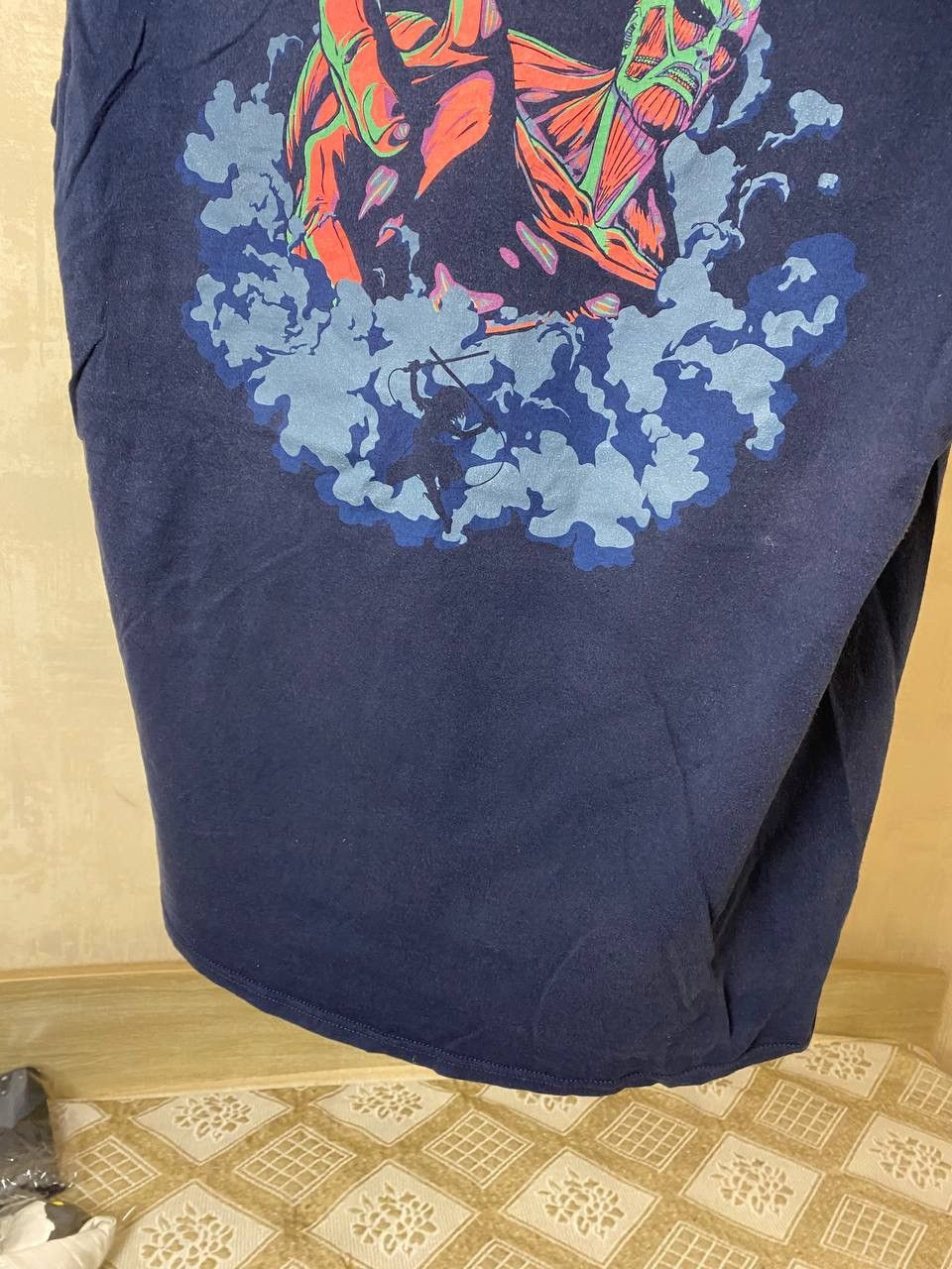 Anime 🔥 Attack On Titan AOT Season 2 Vintage Anime T Shirt Japan Size US XL / EU 56 / 4 - 9 Thumbnail