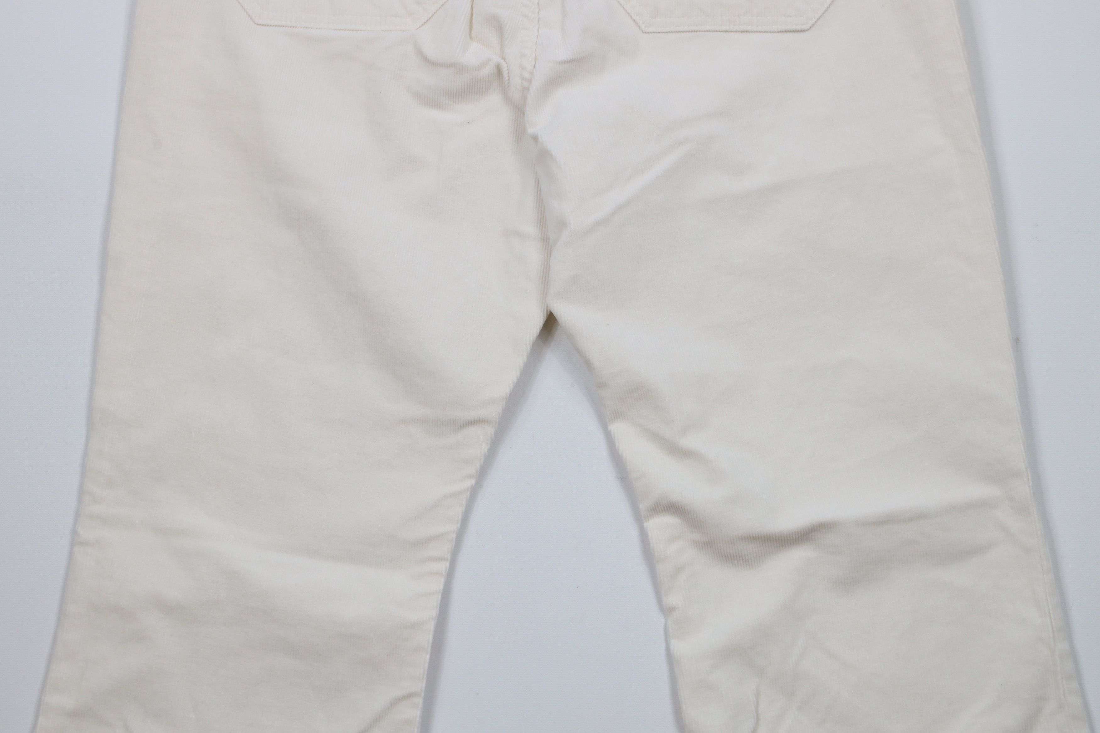 Gap × Vintage Vintage Y2K Gap Flare High Rise Corduroy Chino Pants Cream Size 32" / US 10 / IT 46 - 12 Thumbnail