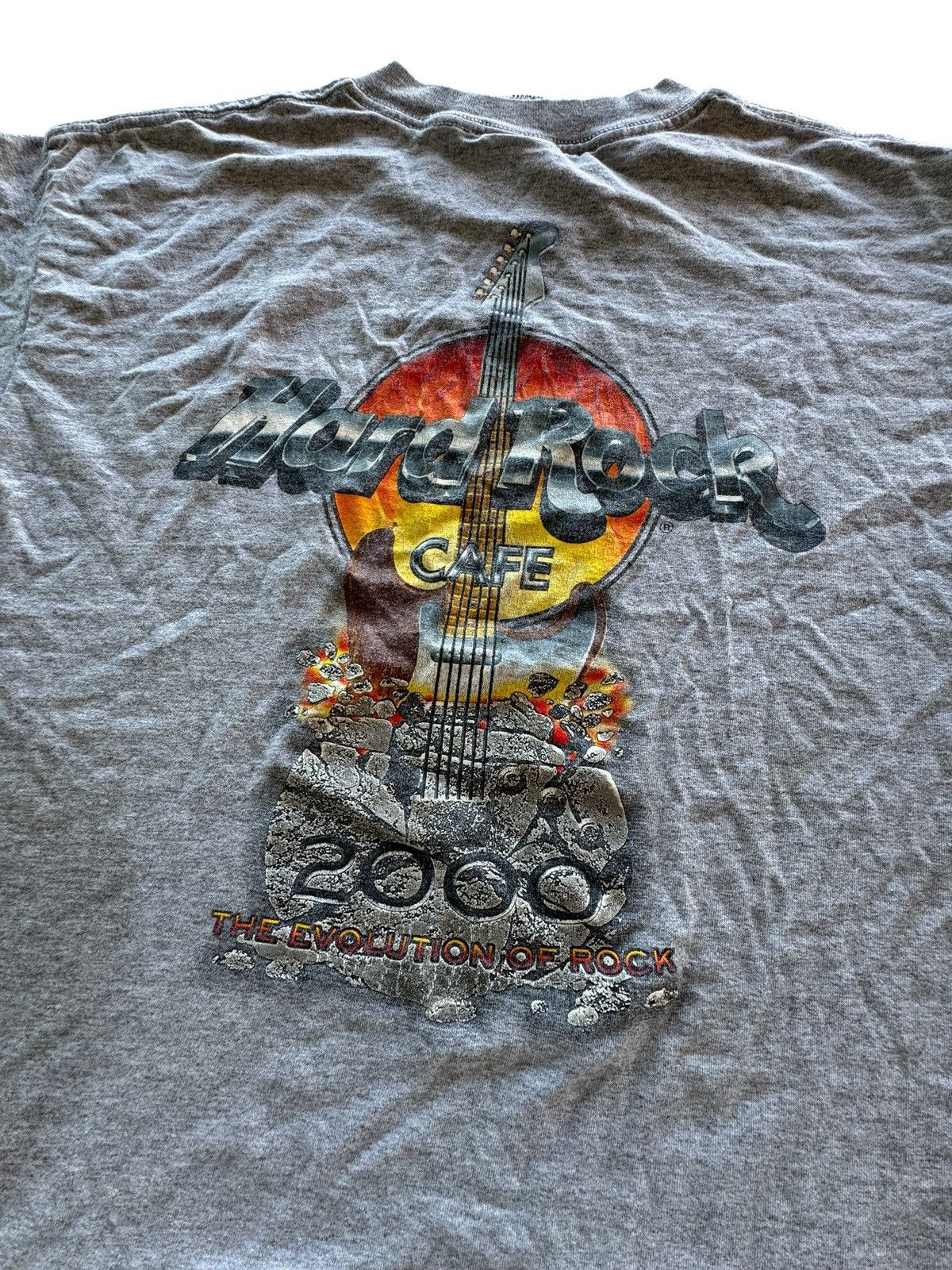 Hard Rock Cafe × Vintage Vintage 2000 Double Sided Hard Rock Cafe Guitar Graphic Tee Size US L / EU 52-54 / 3 - 4 Thumbnail