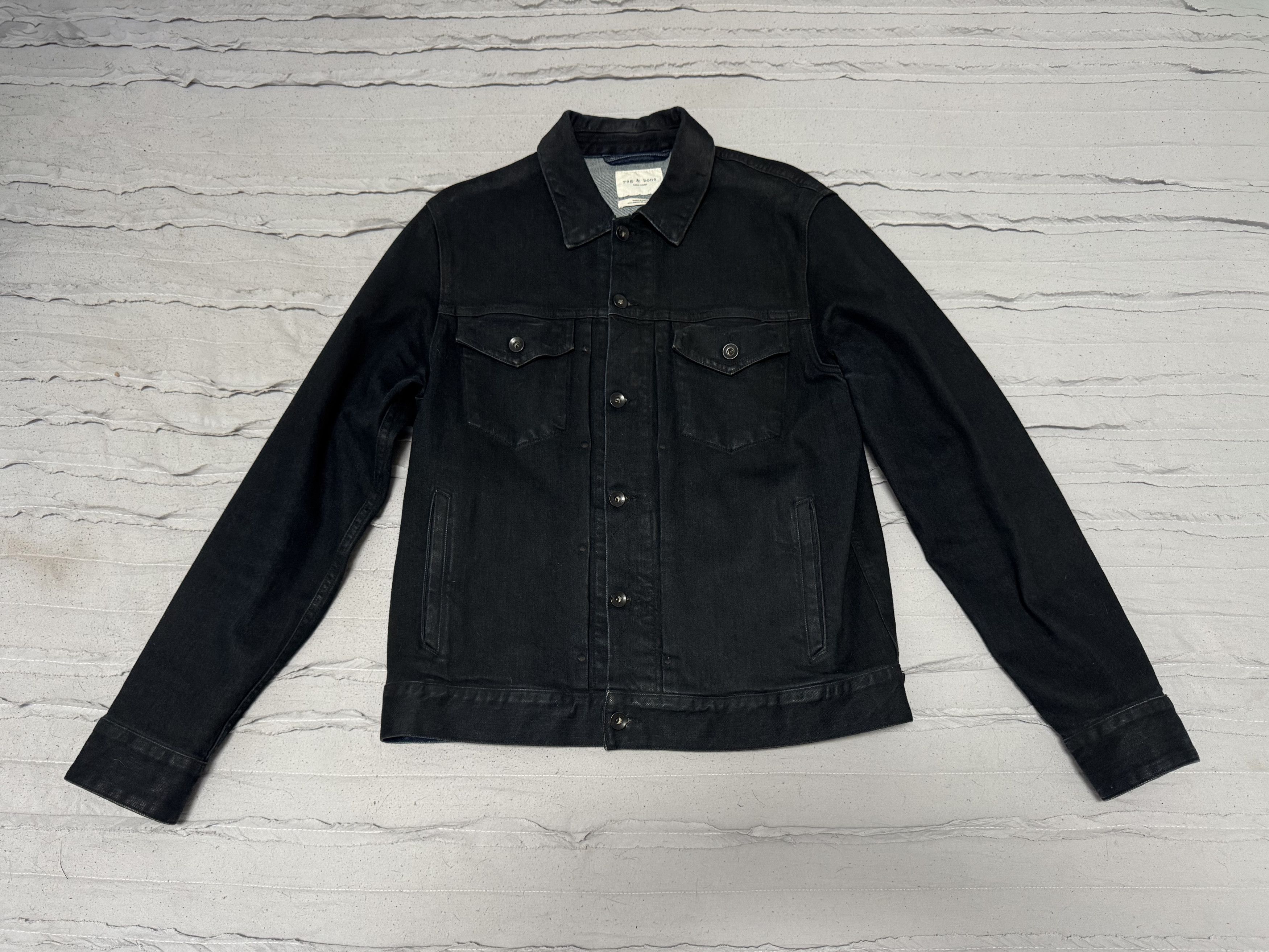 Rag & Bone Definitive Jean Jacket – Overdyed Indigo Size US M / EU 48-50 / 2 - 1 Thumbnail