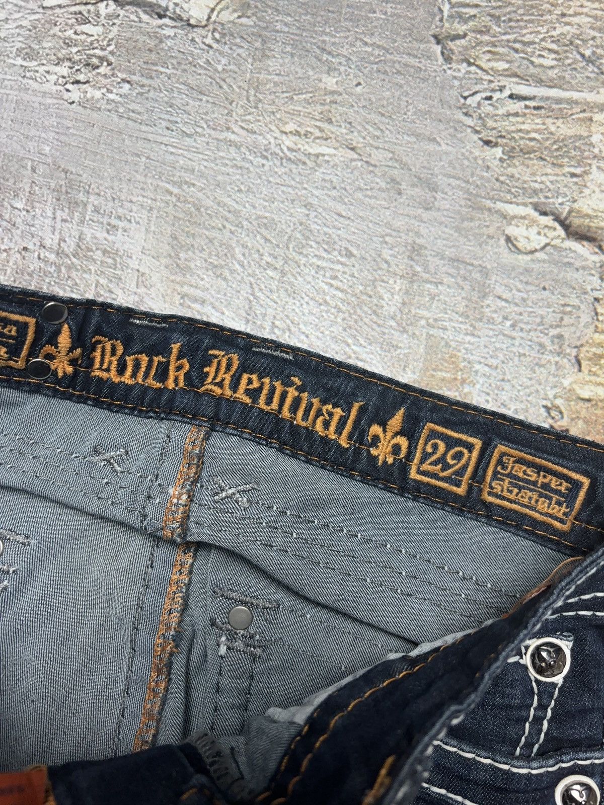 Rock Revival Rock Revival Vintage Y2k Jeans Denim Pants 2000s Size 29" - 6 Thumbnail