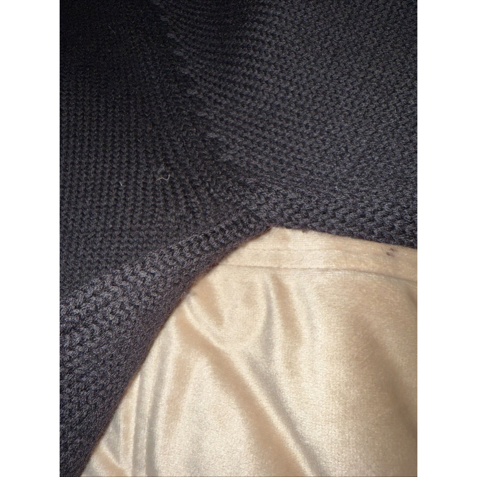 Other Willismith Women’s Black Sweater Faux Fur Merino Wool Sz M Size M / US 6-8 / IT 42-44 - 10 Thumbnail