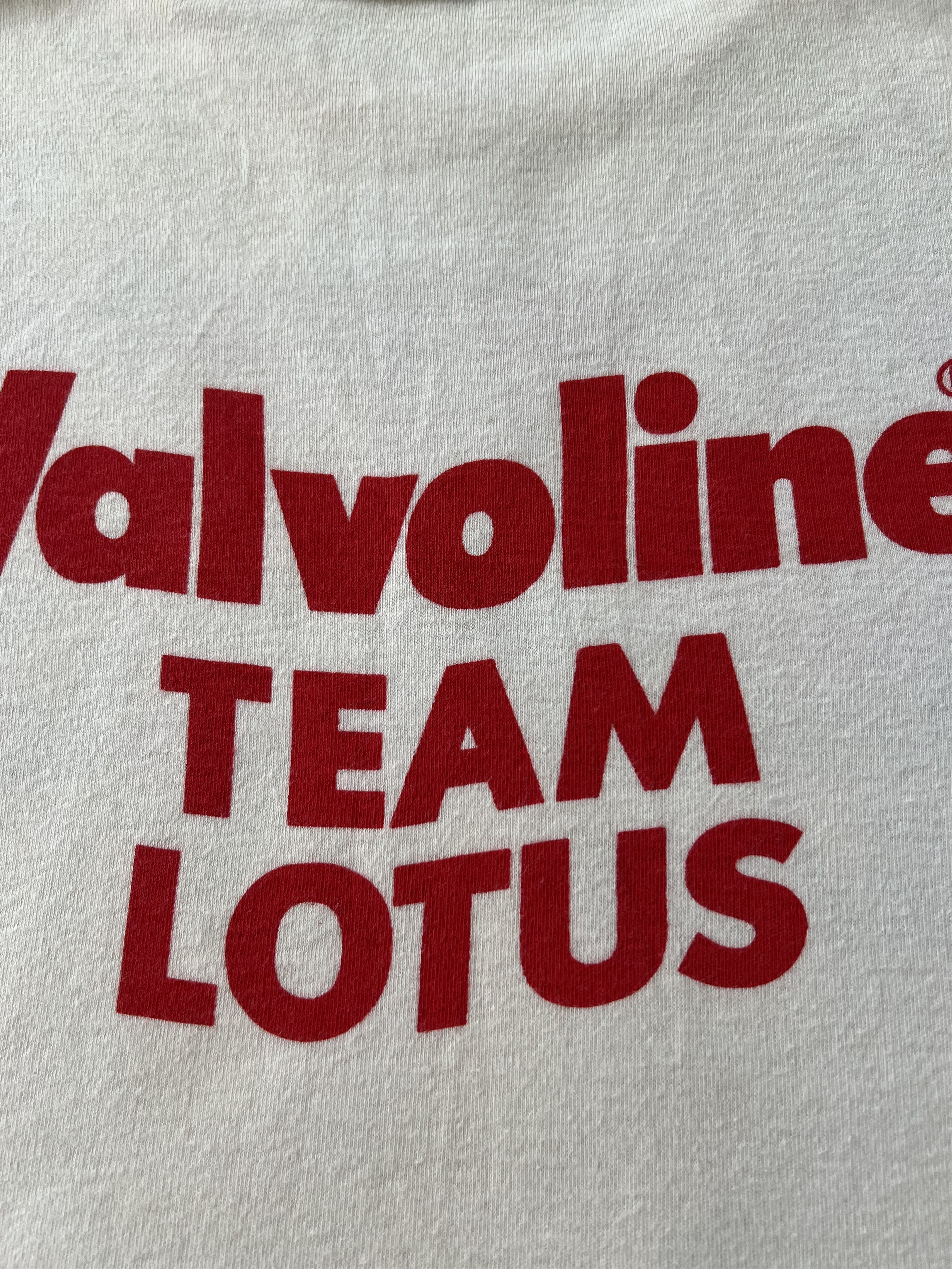 Formula 1 Vintage 70s Team Lotus Valvoline Formula 1 F1 Ringer T-shirt Size US M / EU 48-50 / 2 - 18 Thumbnail