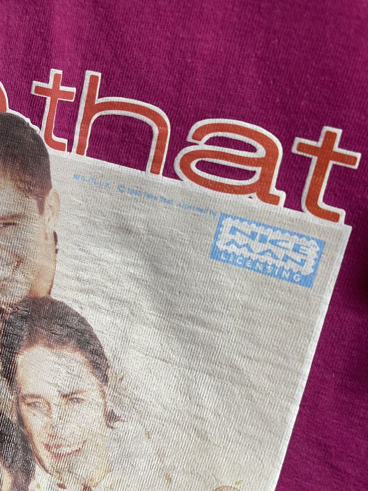 Band Tees × Vintage Take That Band vintage 1993 streetwear T shirt Size US L / EU 52-54 / 3 - 9 Thumbnail