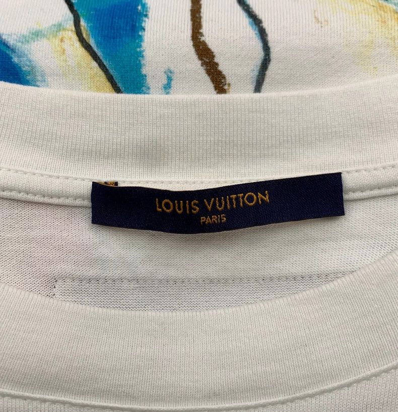 Louis Vuitton Louis Vuitton White graffiti short sleeves 2503-Nextarrow Size US M / EU 48-50 / 2 - 5 Thumbnail
