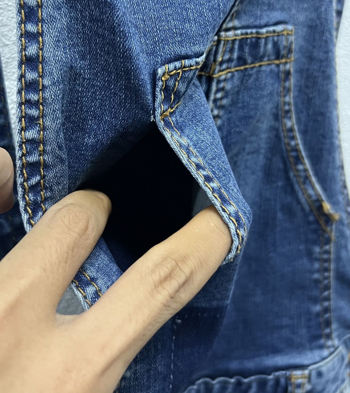 Japanese Brand × Vintage Stradivarius Distressed Denim Overalls Size EUR 38 / USA 6 / Size US 32 / EU 48 - 8 Thumbnail