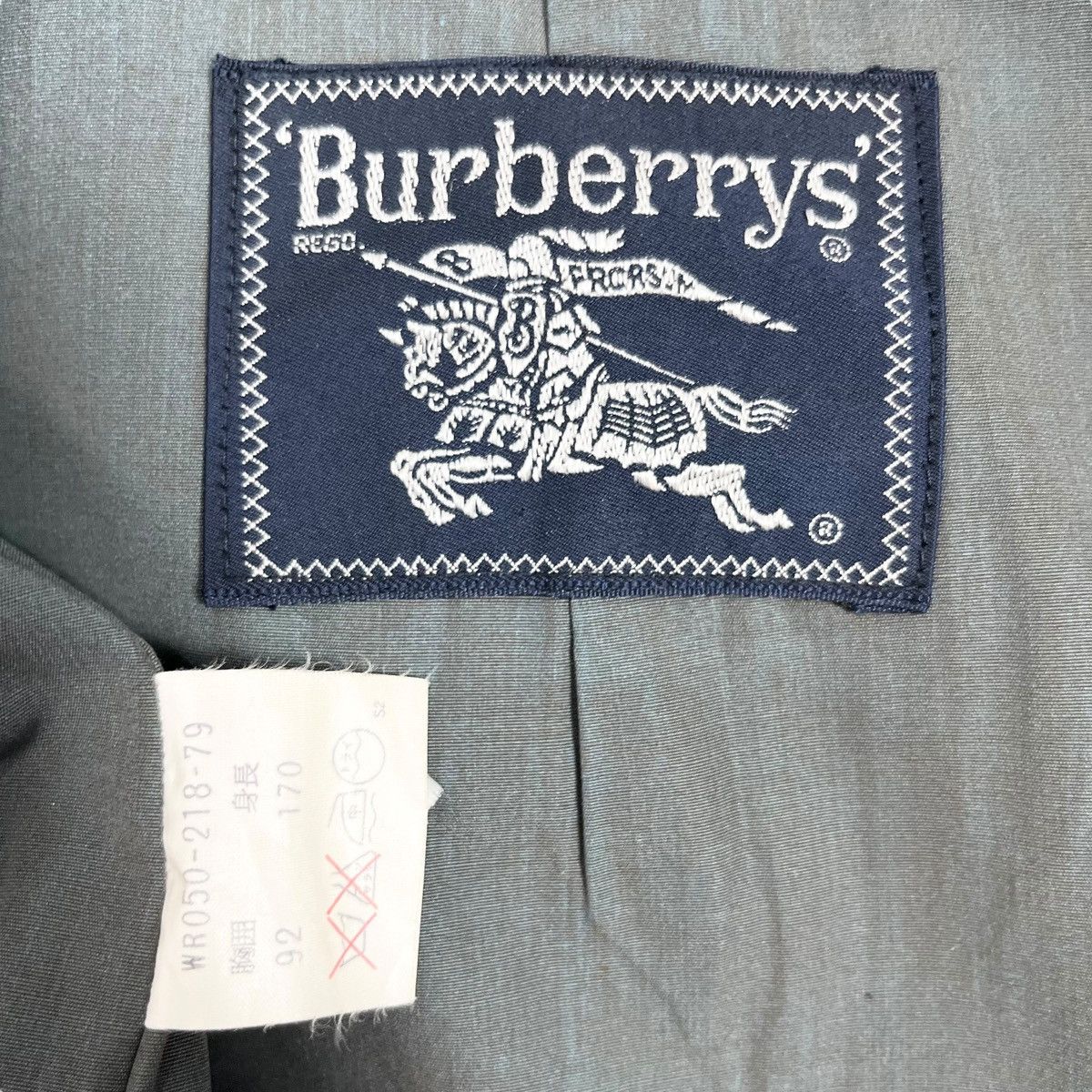 Burberry × Vintage Vintage 90s Burberrys Nylon Trench Coat Size US M / EU 48-50 / 2 - 8 Thumbnail