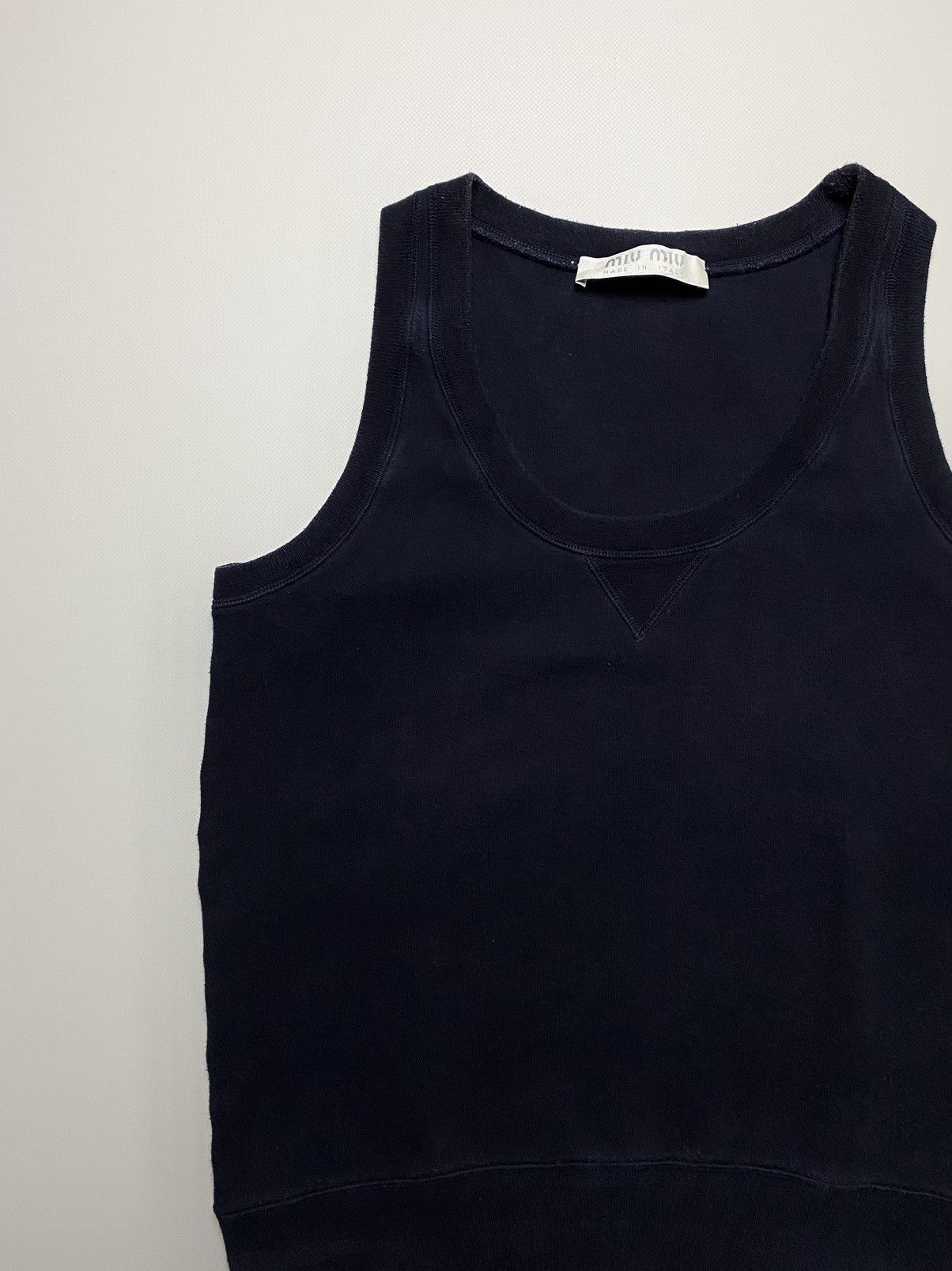Miu Miu Miu Miu Women’s Archive Tank Top Size XS / US 0-2 / IT 36-38 - 4 Thumbnail