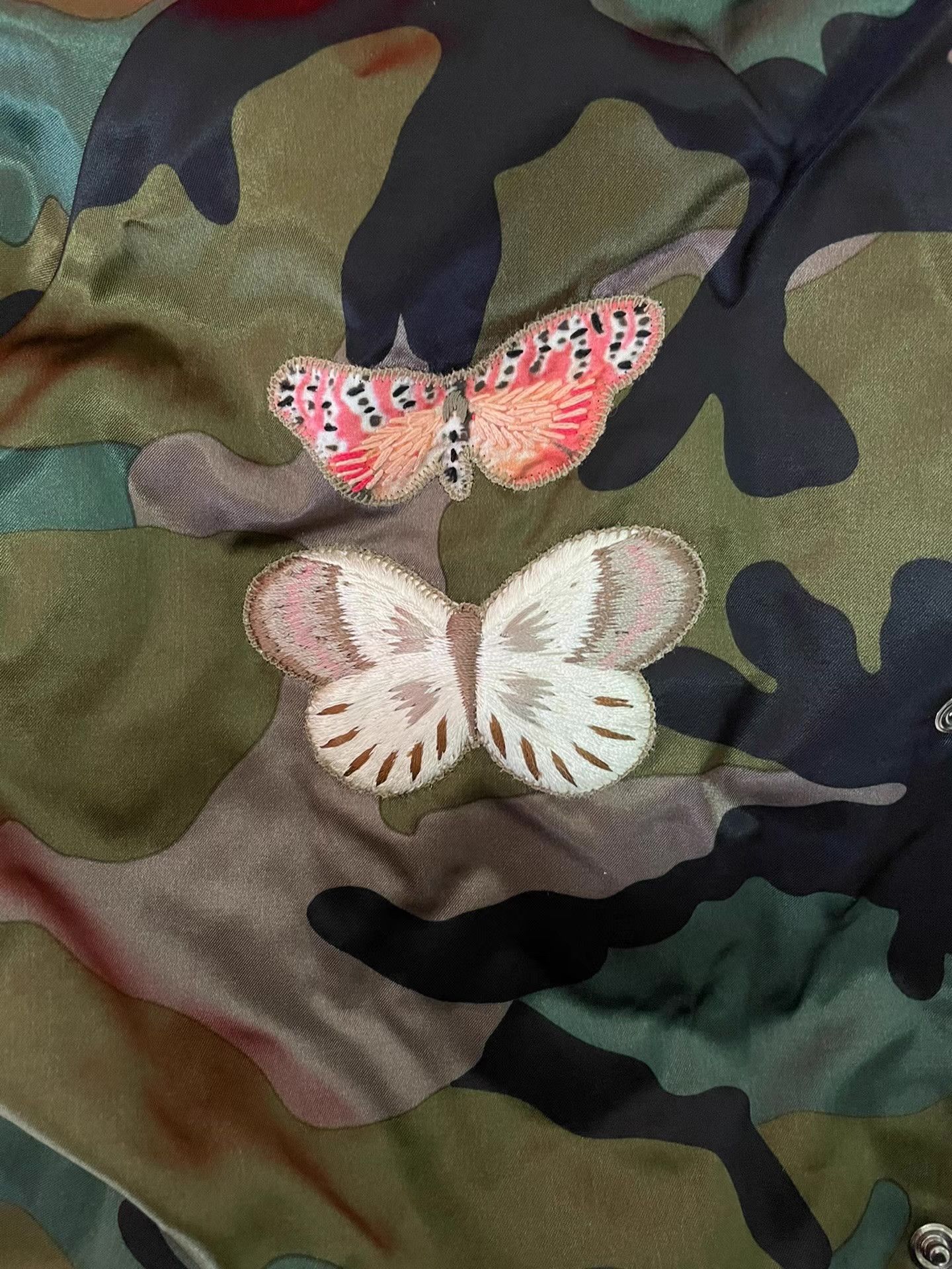Valentino Valentino Butterfly Camouflage Baseball Jacket。Ｑ21 Size US M / EU 48-50 / 2 - 6 Thumbnail