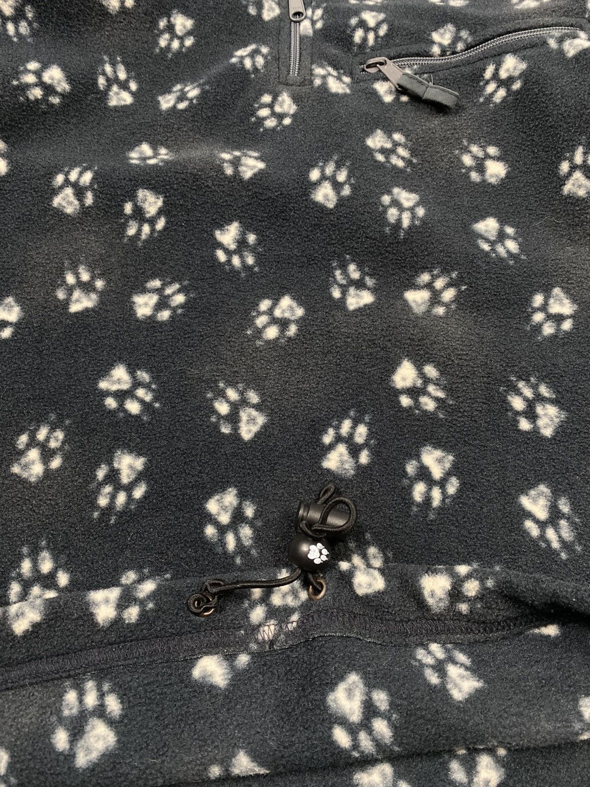 Jack Wolfskin Vintage Jack Wolfskin Polarsystem Paw Prints Fleece Jacket Size US M / EU 48-50 / 2 - 7 Thumbnail