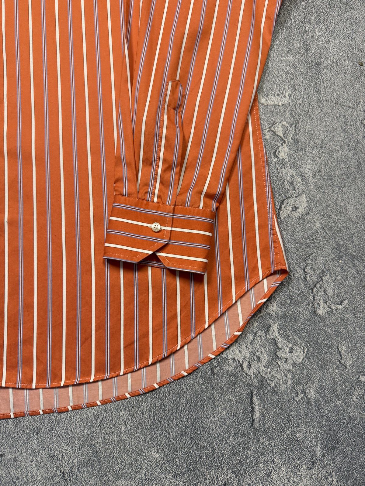 Etro Vintage Luxury Striped Etro shirt Size US XXL / EU 58 / 5 - 4 Thumbnail
