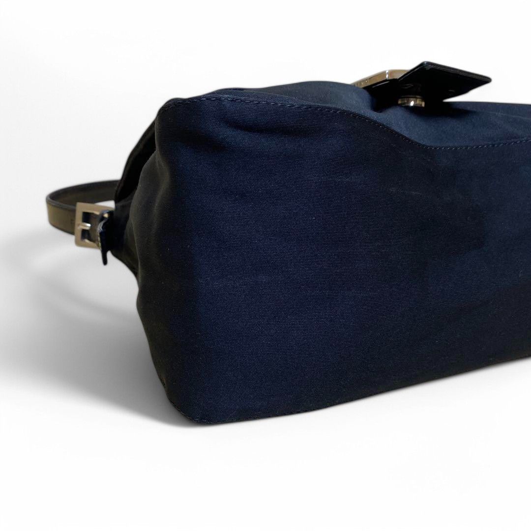 Fendi Fendi - Mamma Baguette Shoulder Bag FF Handbag Vintage Black Size ONE SIZE - 4 Thumbnail