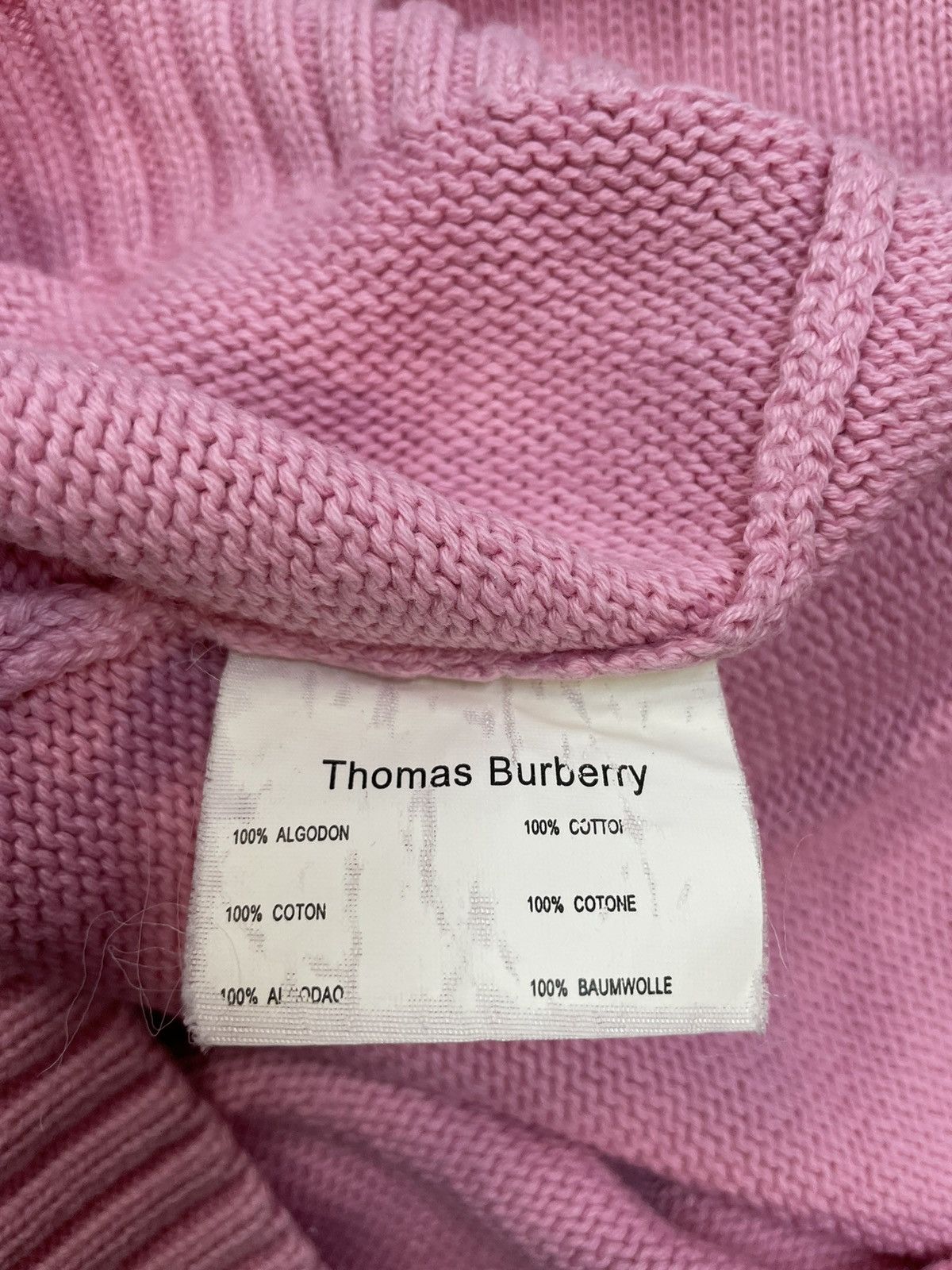 Burberry Vintage Thomas Burberry Sweater Size S / US 4 / IT 40 - 5 Thumbnail