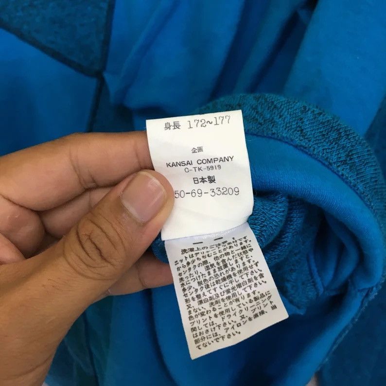 Japanese Brand × Kansai Yamamoto Vintage 90s Kansai O2 Japan Rare Design Sweatshirts Japanese Size US M / EU 48-50 / 2 - 7 Thumbnail