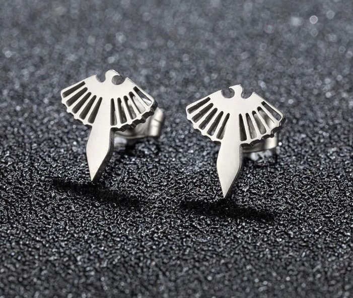 Jewelry Phoenix Mini Stud Earrings Charm Earring Gift Size ONE SIZE - 1 Thumbnail