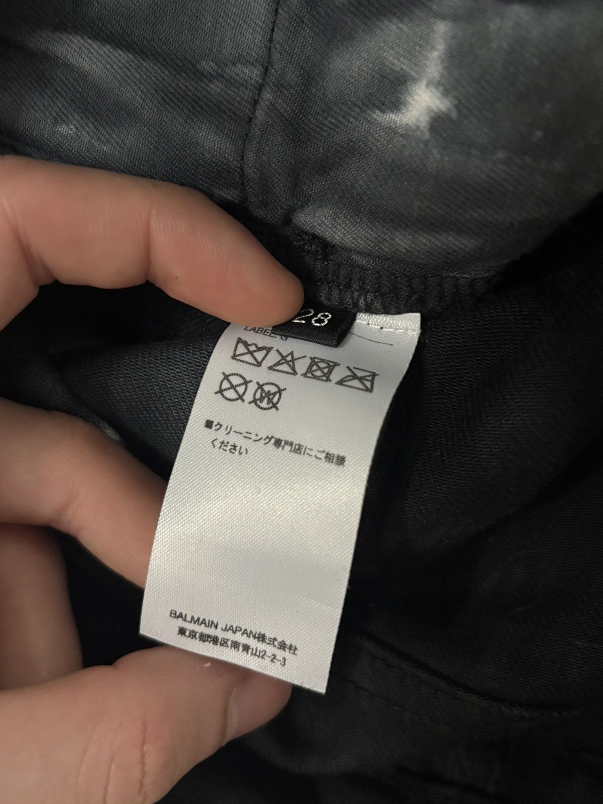 Balmain Balmain S8H9131T149U Tie-Dye Biker Jeans 2018 Made in Japan Size US 28 / EU 44 - 4 Thumbnail
