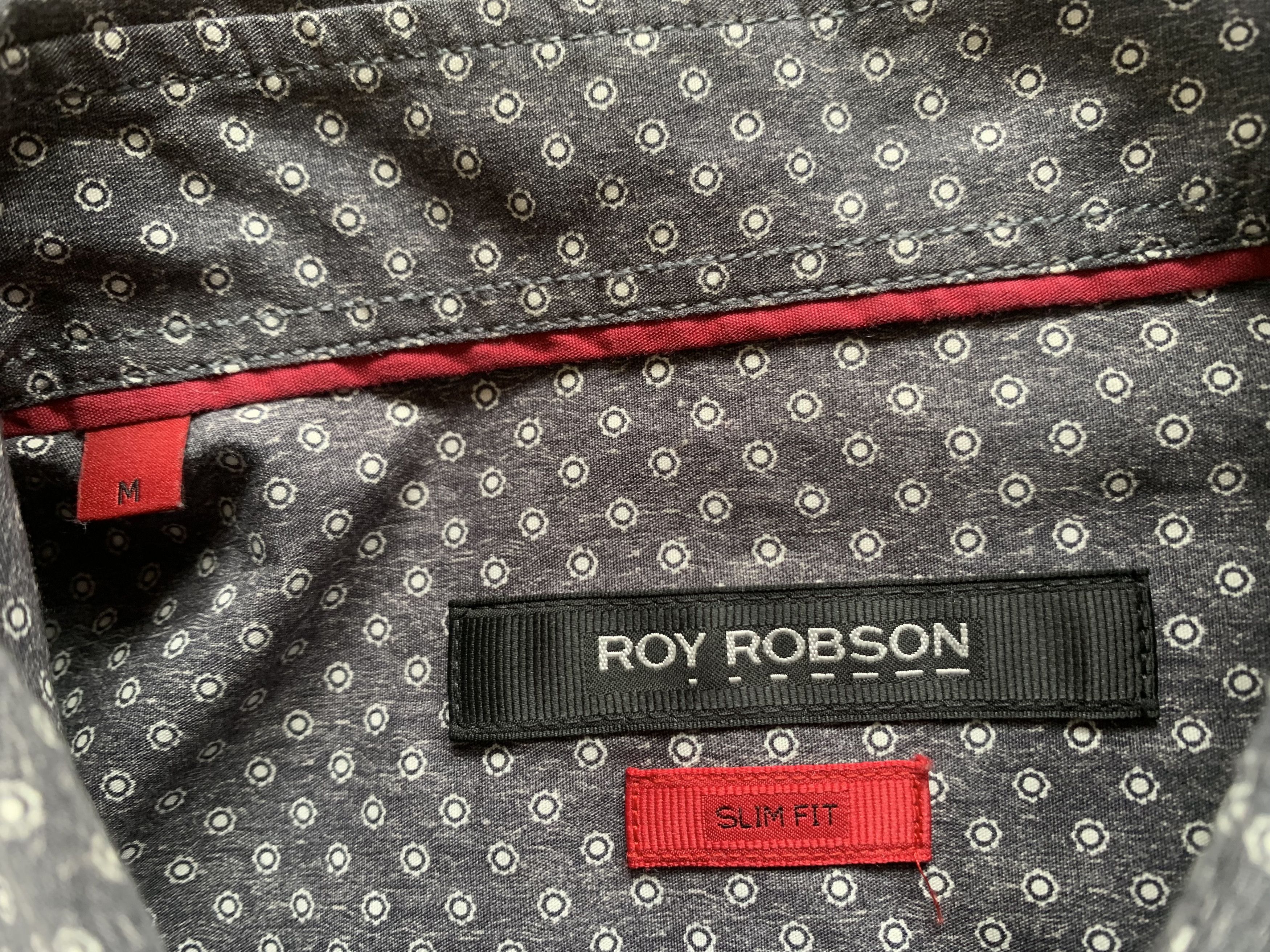Other Roy Robson Slim Fit Button Up Long Sleeve Shirt Size US M / EU 48-50 / 2 - 5 Thumbnail