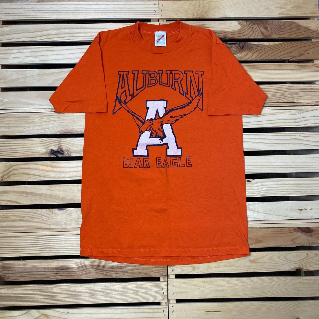 Jerzees Vintage Auburn University Orange College Tee Size Medium Size US M / EU 48-50 / 2 - 1 Thumbnail