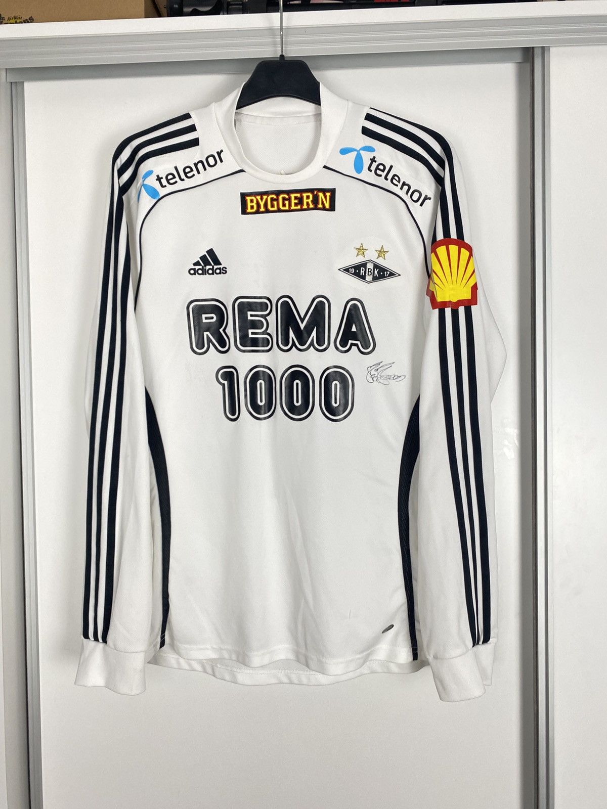 Adidas Vintage Y2K Adidas x Rosenborg 2009 2010 09/10 Home Jersey Size US L / EU 52-54 / 3 - 1 Thumbnail