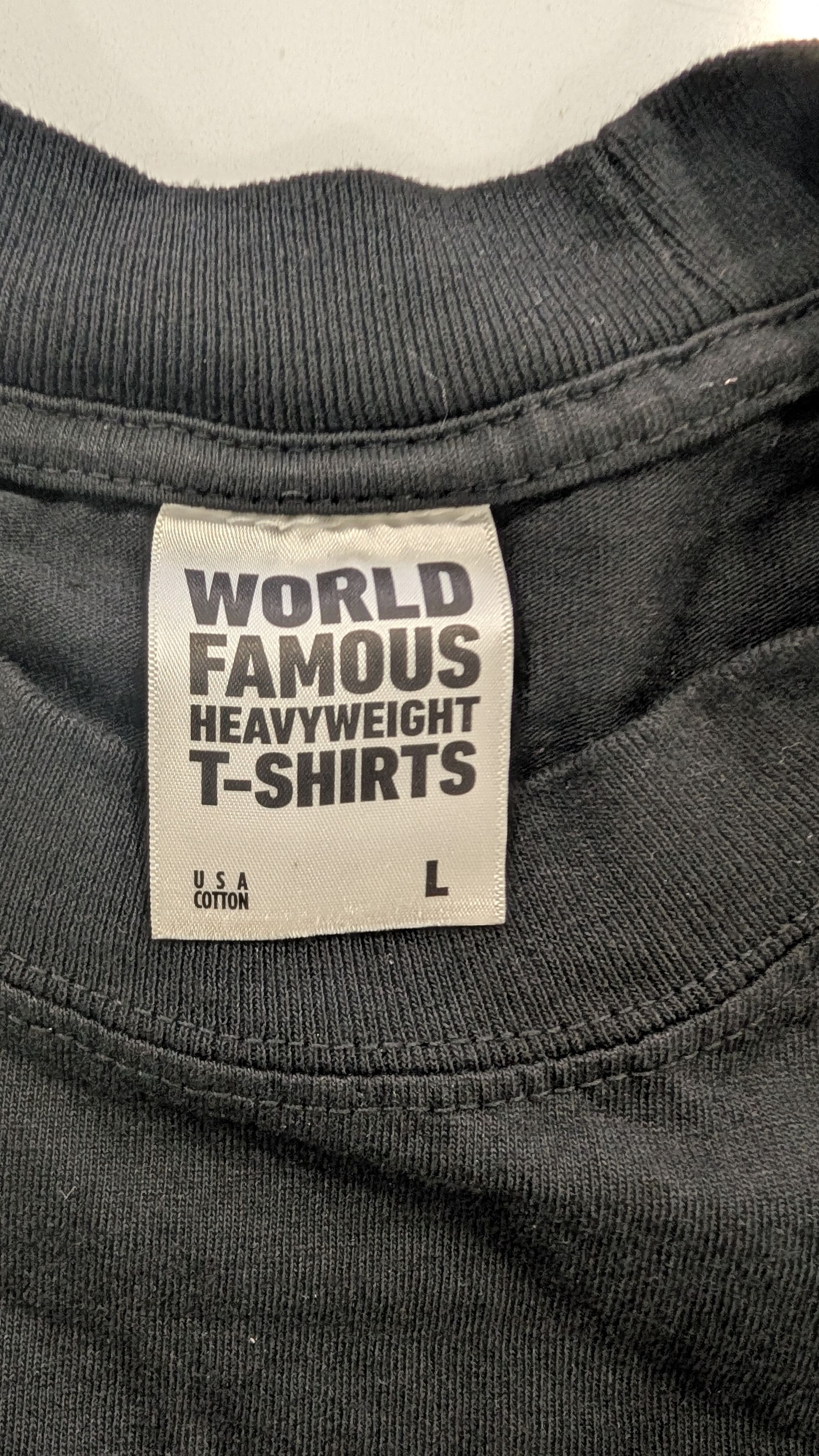 Saint Vanity Saint Vanity T-Shirt Men’s L Black Global Vanity Heavyweight Size US L / EU 52-54 / 3 - 5 Thumbnail