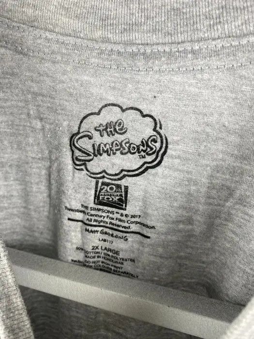 Anime The Simpson T-shirt movie vintage size XXLARGE grey Size US XXL / EU 58 / 5 - 3 Thumbnail