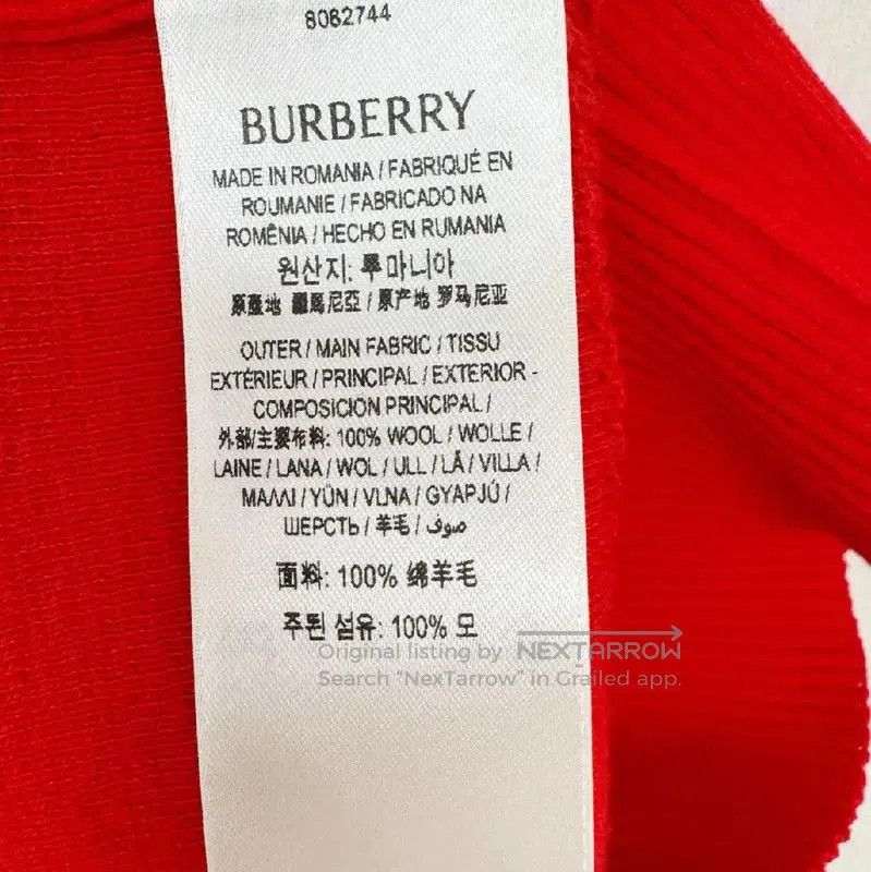 Burberry Burberry Red Long Sleeve Knit Top. Size M / US 6-8 / IT 42-44 - 5 Thumbnail