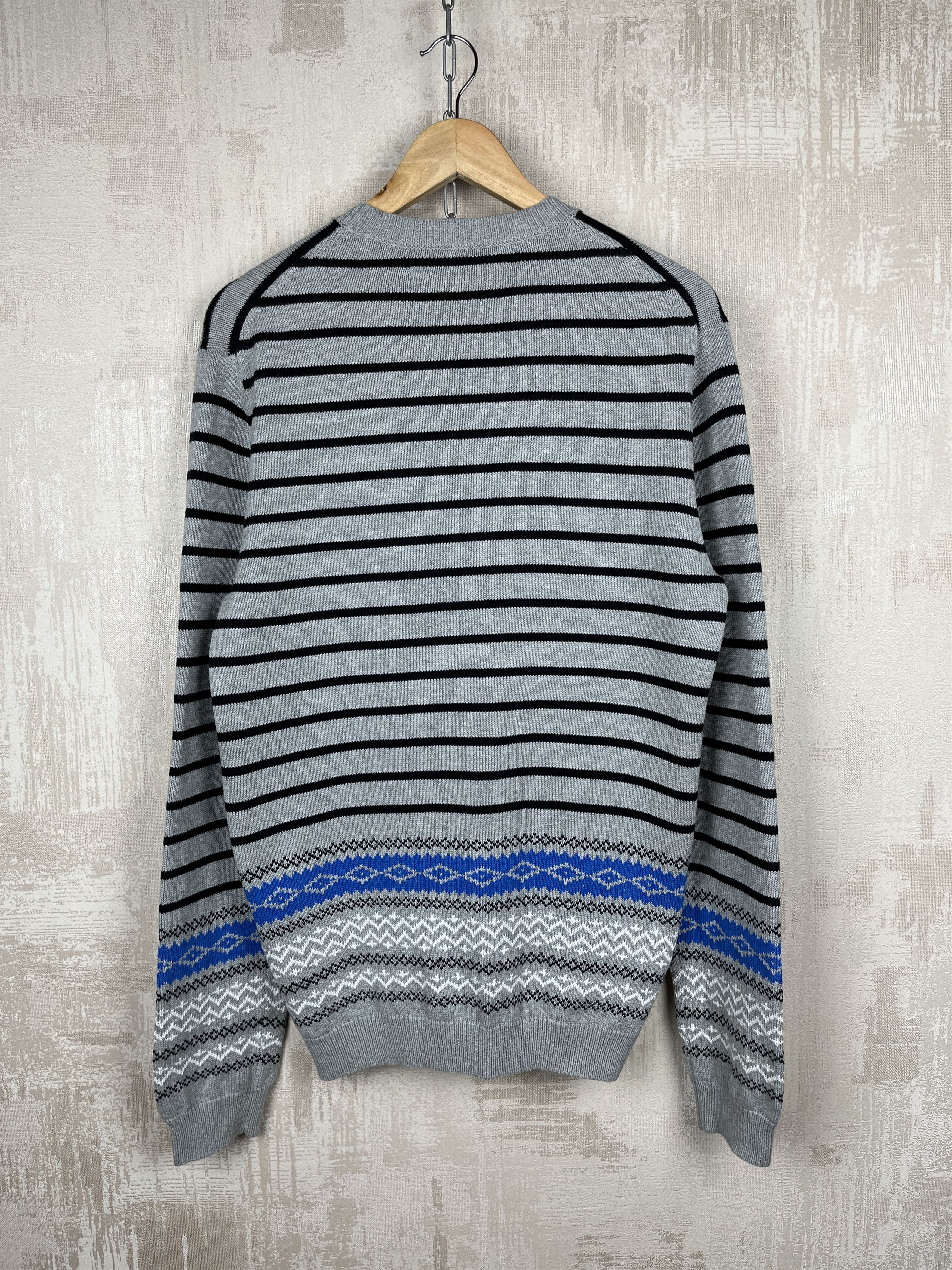 Adidas Adidas Originals # 3 Striped Knit Sweater Size US M / EU 48-50 / 2 - 13 Thumbnail