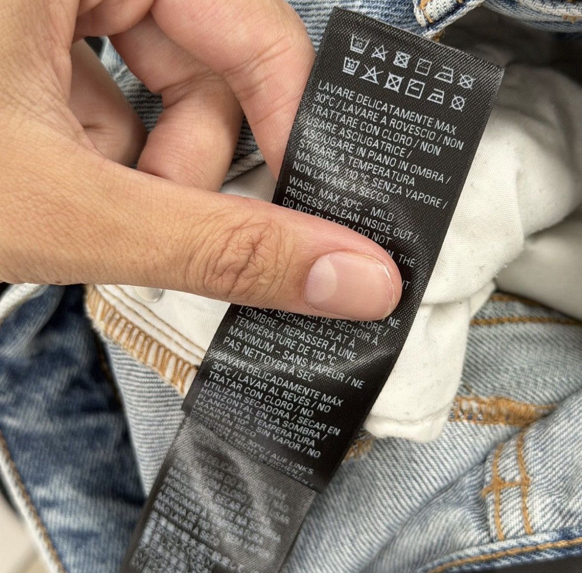 Balenciaga Balenciaga Distressed Layered Jeans Size US 33 - 12 Thumbnail