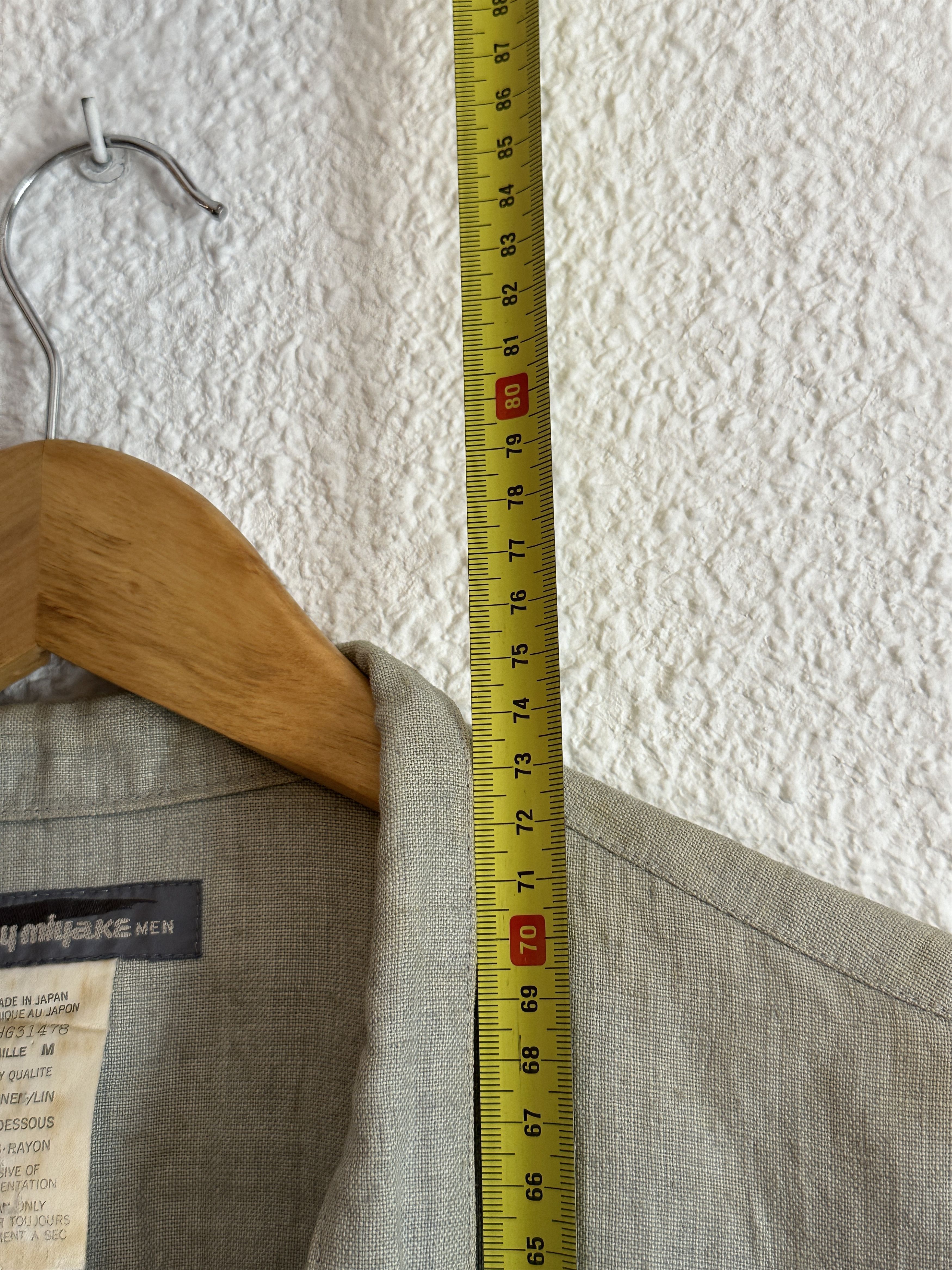 Issey Miyake Issey Miyake men vintage 80s archive linen jacket japan Size US M / EU 48-50 / 2 - 8 Thumbnail