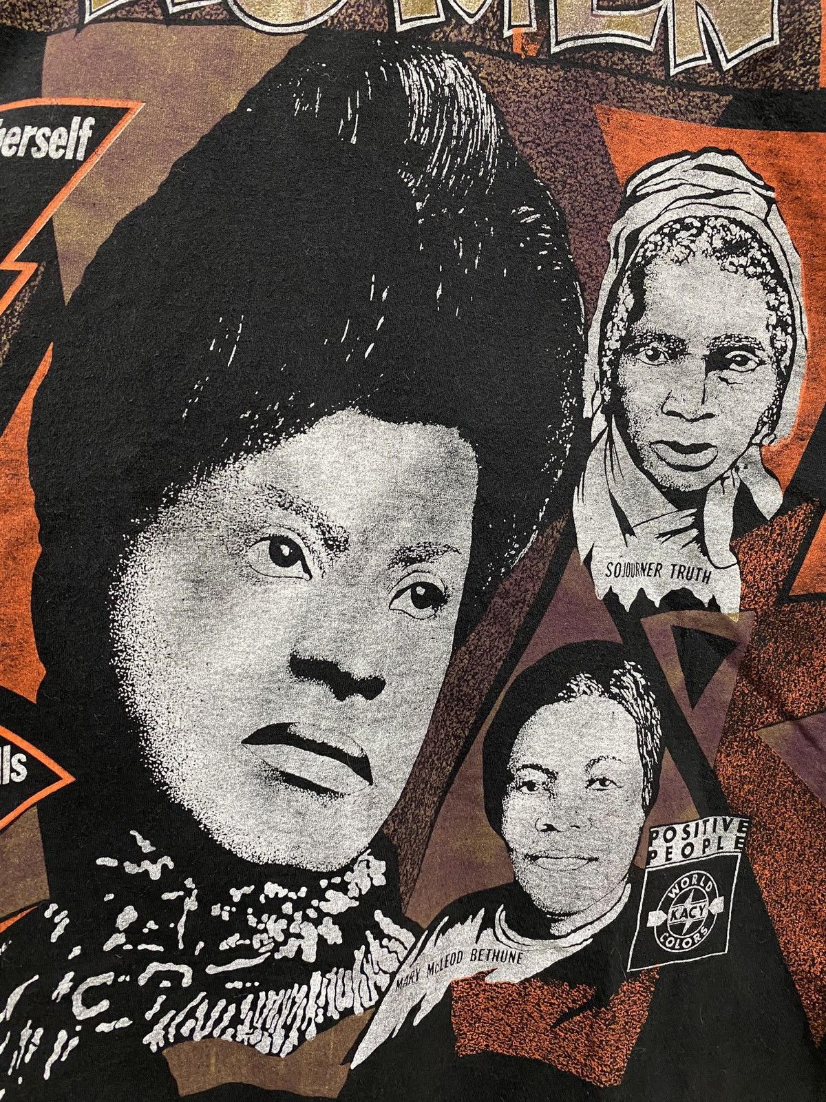 Vintage 90’s Vintage Positive Women Black History Month Tee Shirt XL Size US XL / EU 56 / 4 - 4 Thumbnail