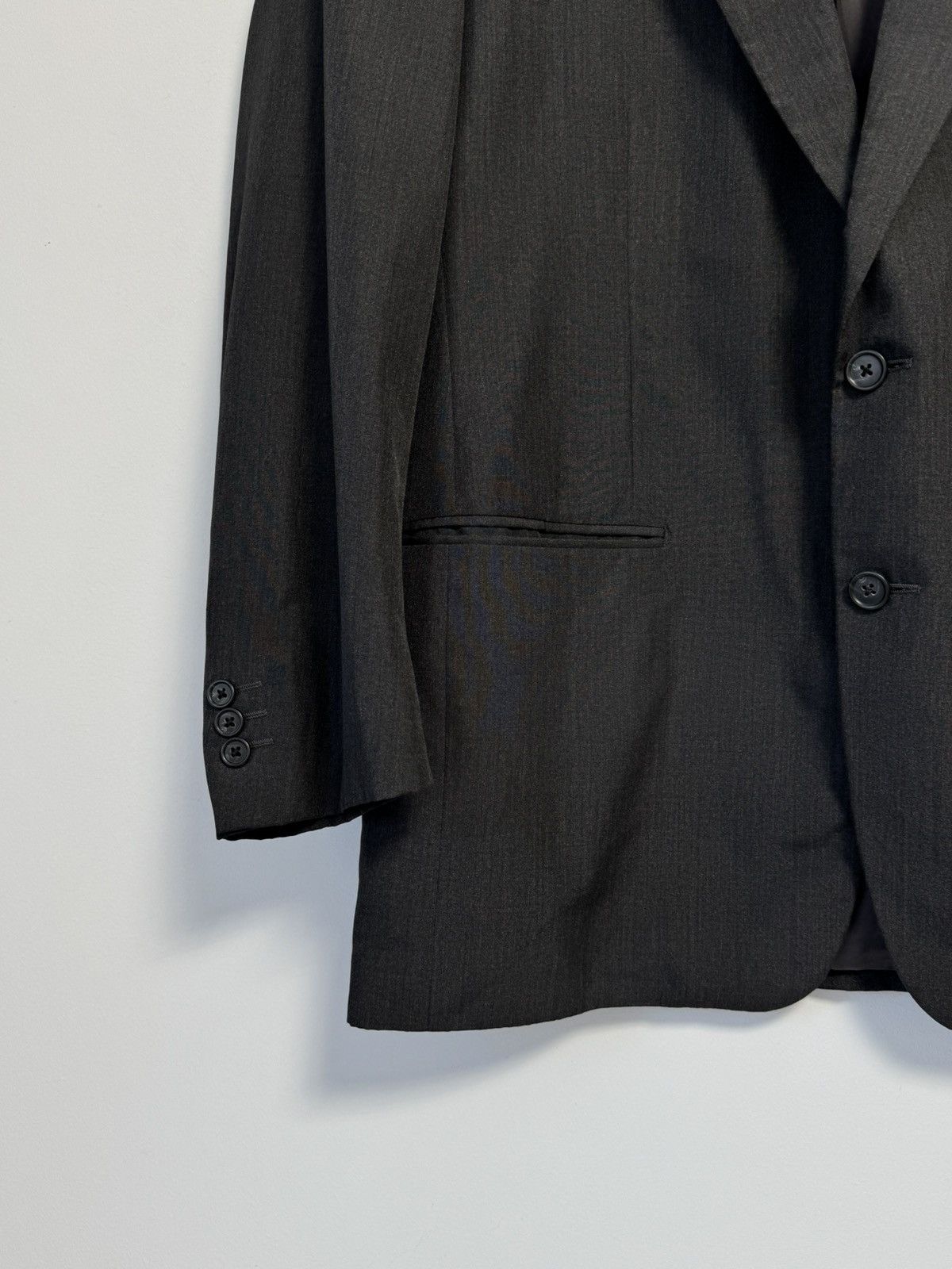 Corneliani Corneliani Men's 50R Blazer Wool Silk Check Made in Italy Size 50R - 5 Thumbnail