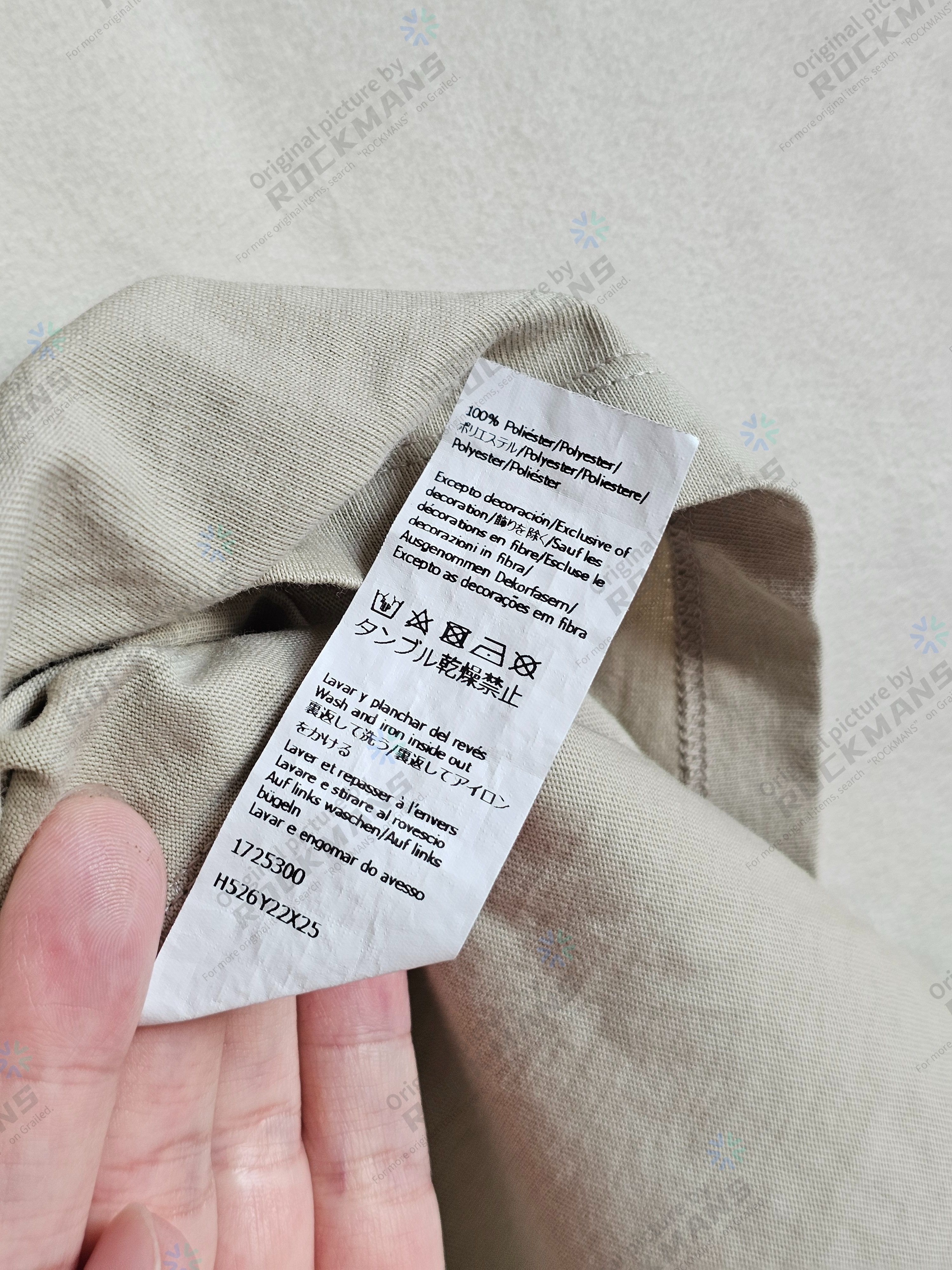 Loewe LOEWE Anagram Fake Pocket T-shirt Stone Grey Size M Size US M / EU 48-50 / 2 - 7 Thumbnail