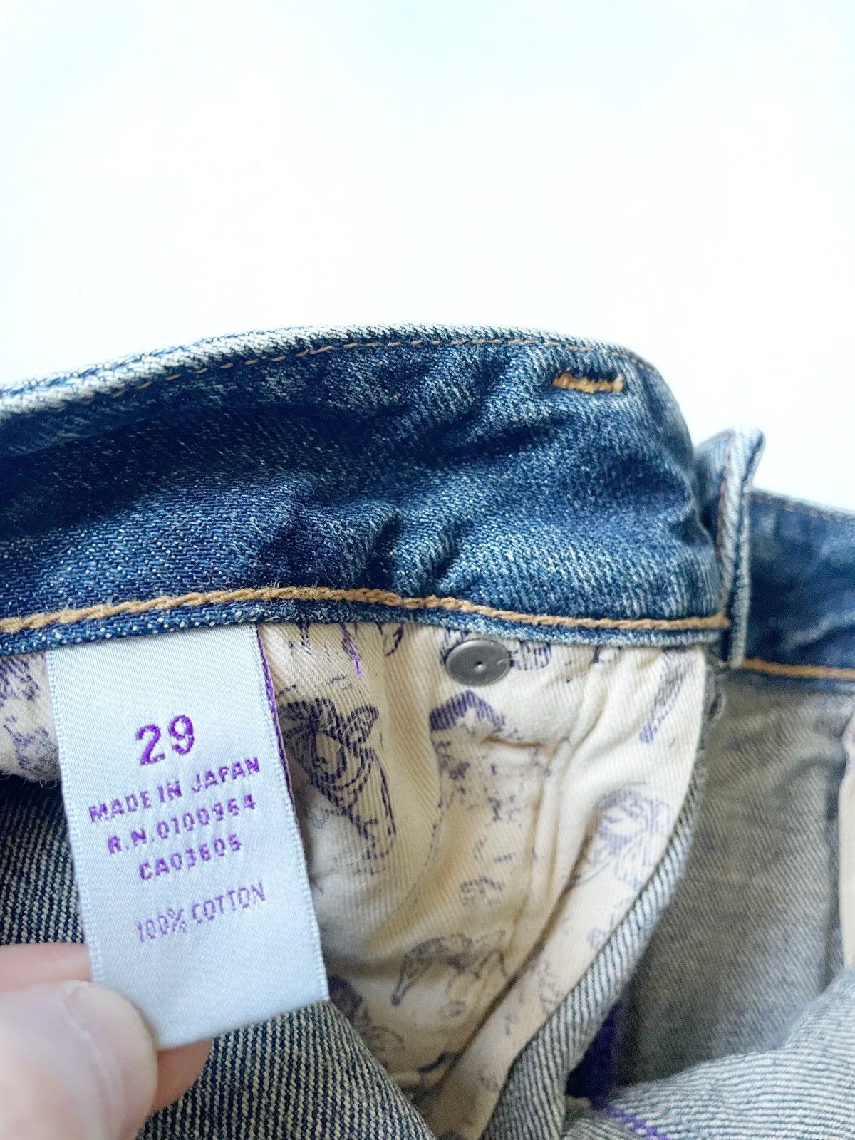 Prps PRPS Women Distressed Mini Denim Skirt Rivets Japan Size 29 Size 32" / US 10 / IT 46 - 9 Thumbnail