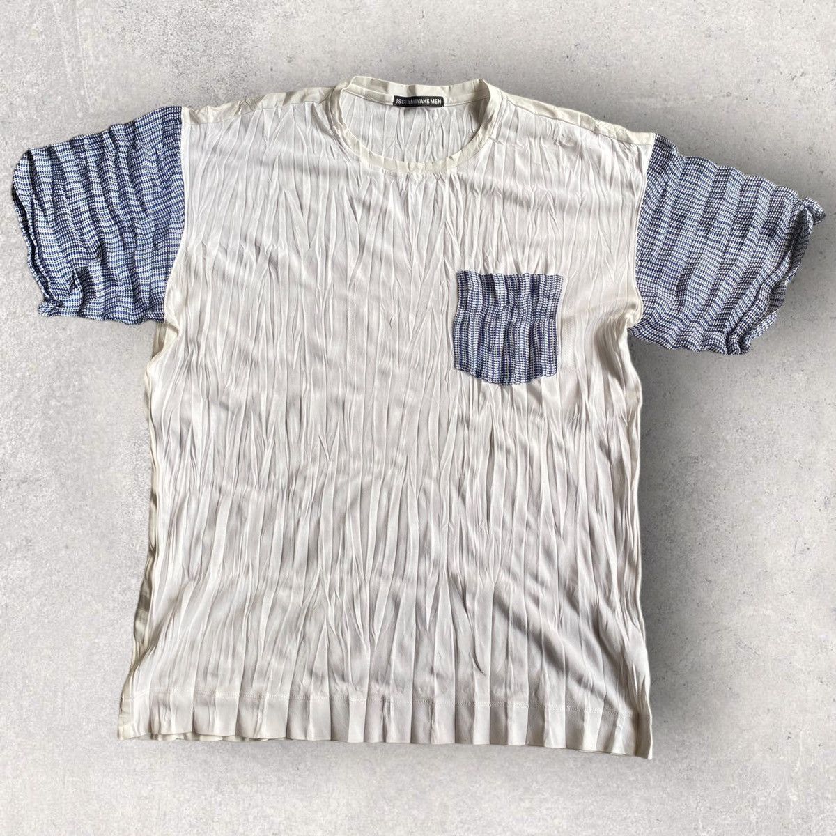 Issey Miyake SS15 Wrinkle T Shirt Size US L / EU 52-54 / 3 - 1 Thumbnail