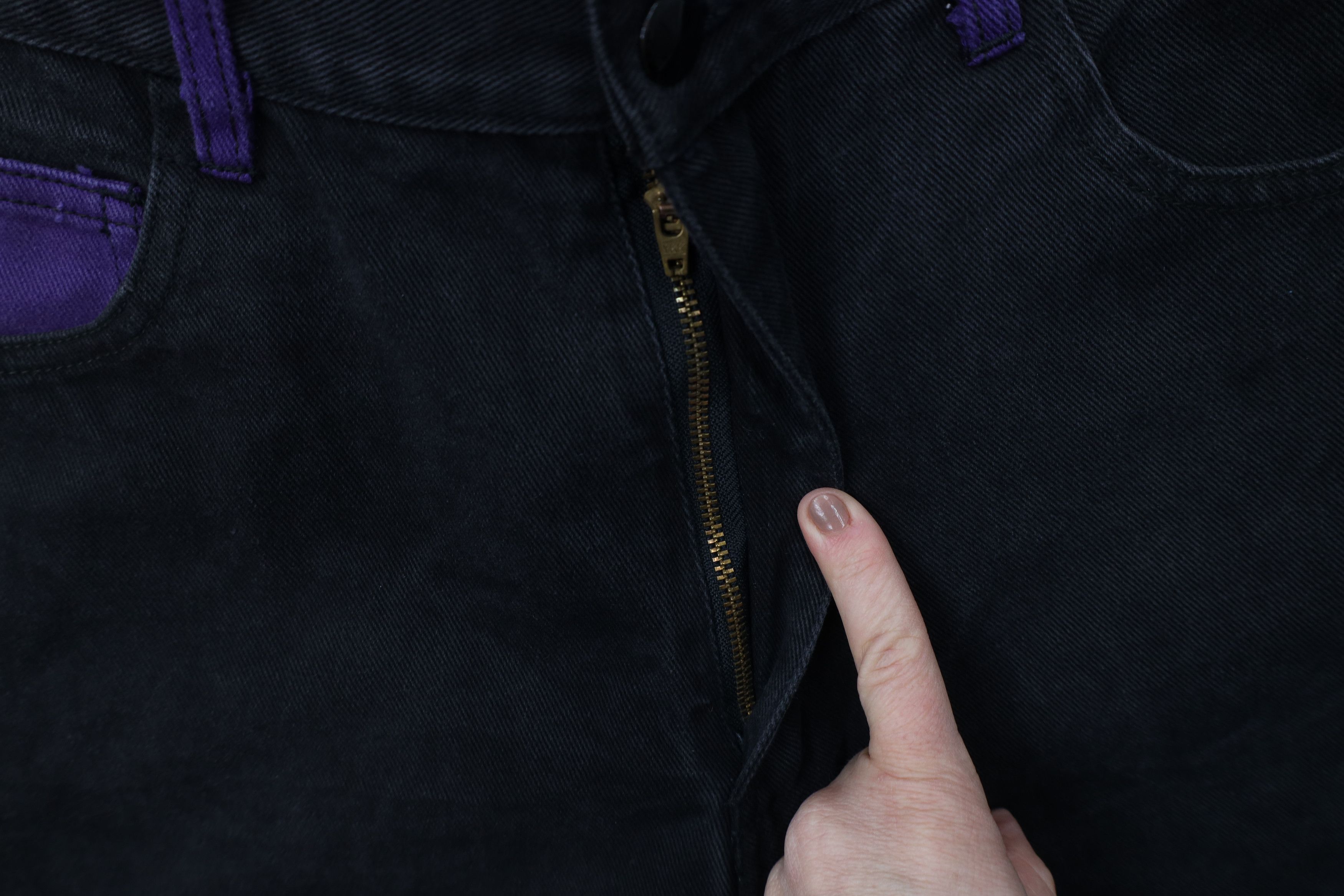 Vintage Vintage 90s Streetwear Baggy Fit Malcolm X Denim Jeans Black Size US 34 / EU 50 - 10 Thumbnail