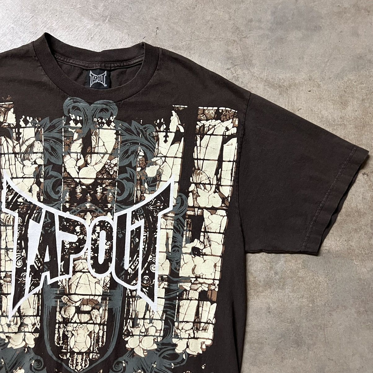 Southpole × Tapout × Vintage Vintage Y2K Tapout Graphic T-Shirt Size US XL / EU 56 / 4 - 1 Thumbnail