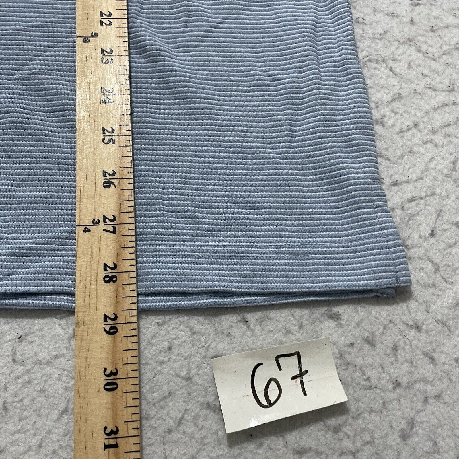 Van Heusen Van Heusen Short Sleeve Button Up Polo Shirt Blue Striped Size US L / EU 52-54 / 3 - 6 Thumbnail