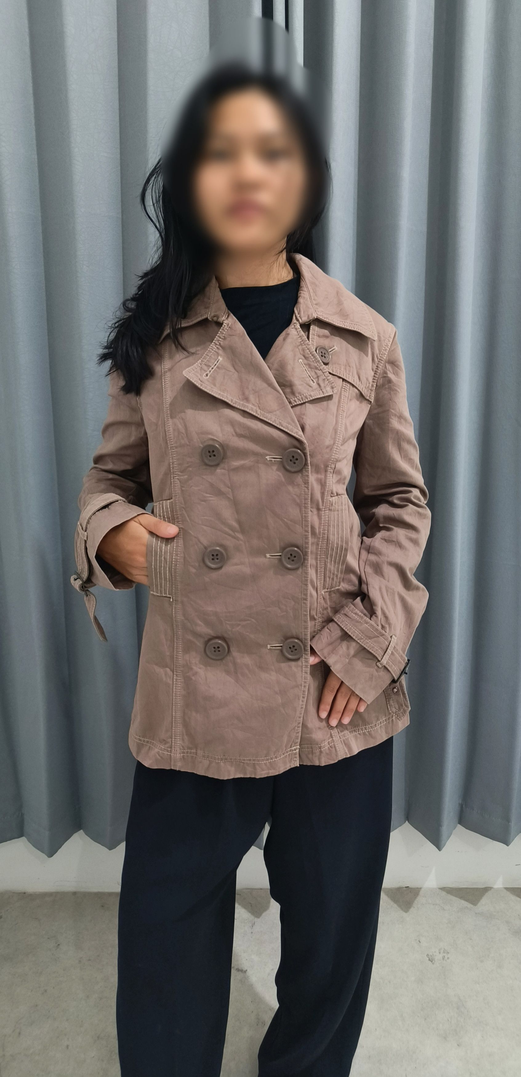 Gap GAP Women's Trench Coat / Spy Coat Size M / US 6-8 / IT 42-44 - 7 Thumbnail