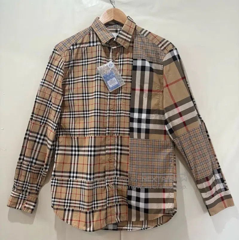 Burberry Burberry Patchwork Check Long Sleeve Shirt. Size US S / EU 44-46 / 1 - 1 Thumbnail