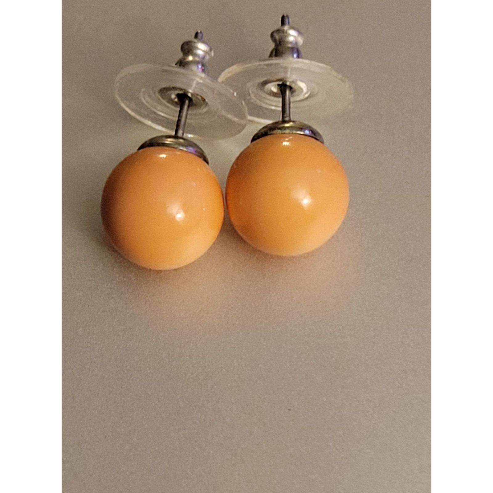 Unknown London Joan Rivers Classic Collection Simulated peachStud Earrings Size ONE SIZE - 4 Thumbnail