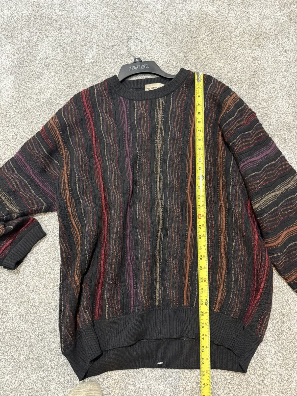 Pronto Uomo Vintage Pronto Uomo Knit Coogi Style Crewneck Sweater XXL Size US XXL / EU 58 / 5 - 4 Thumbnail