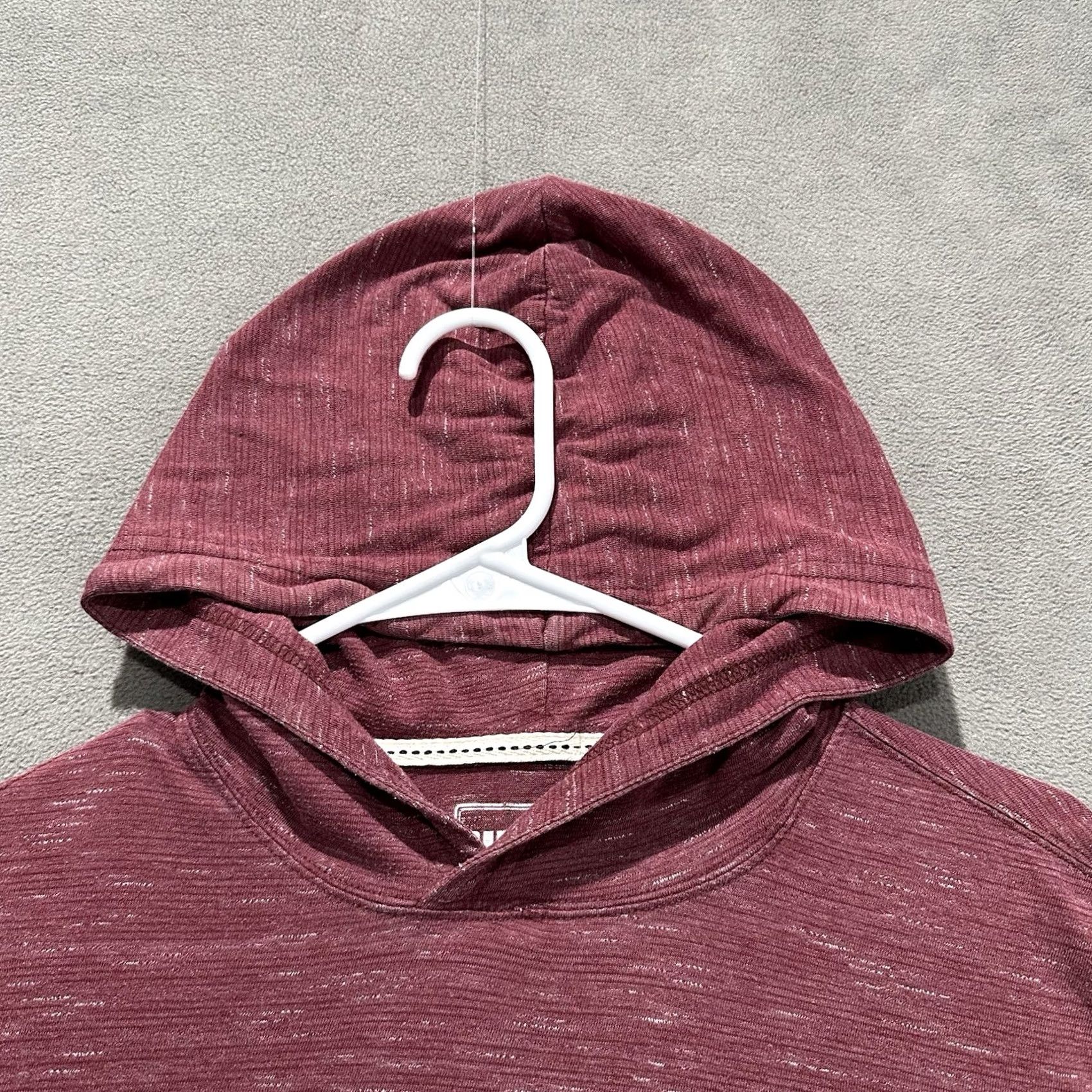 Vintage Urban Pipeline Hoodie Mens Large Red/Gray Lightweight Drawstring Front Pocket Size US L / EU 52-54 / 3 - 4 Thumbnail